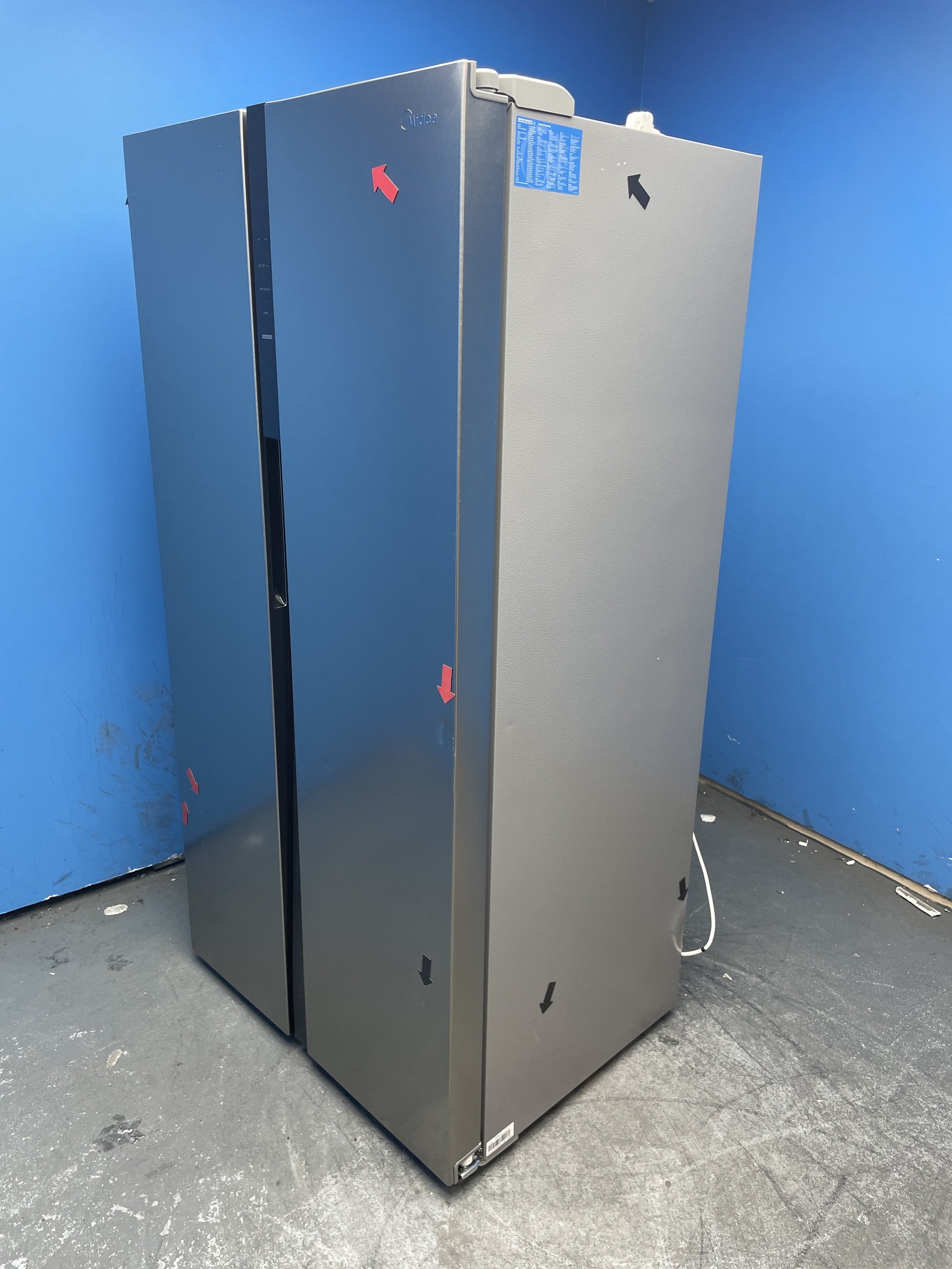 #GRC-158-797 - Midea MDRS710FGE02 548L Frost Free American Style Fridge Freezer