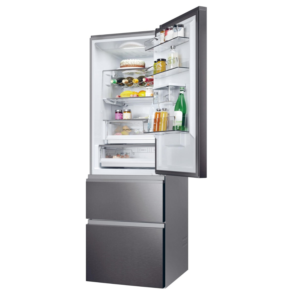 Haier HTW5618EWMP 357L Series 5 60cm 3D No Frost Fridge Freezer  – Renew 2 U