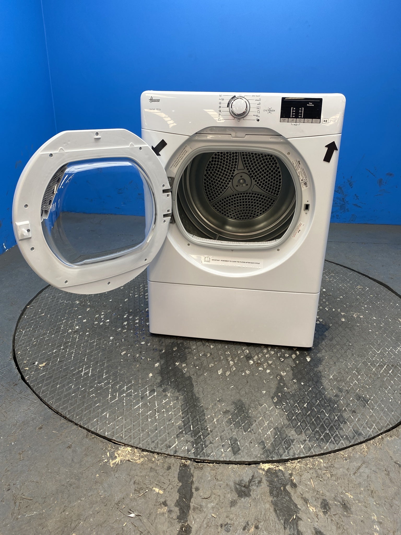 #GRC-155-188 - Hoover HLE V10DG-80 10kg Vented Tumble Dryer