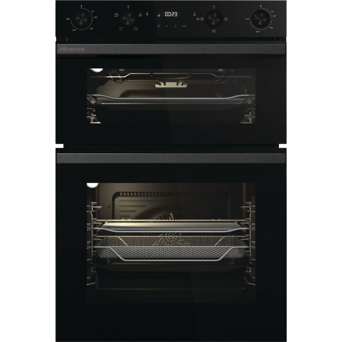 Hisense Built In Electric Double Oven – Air Fry Mode, Catalytic Liners, Black – Renew 2 U