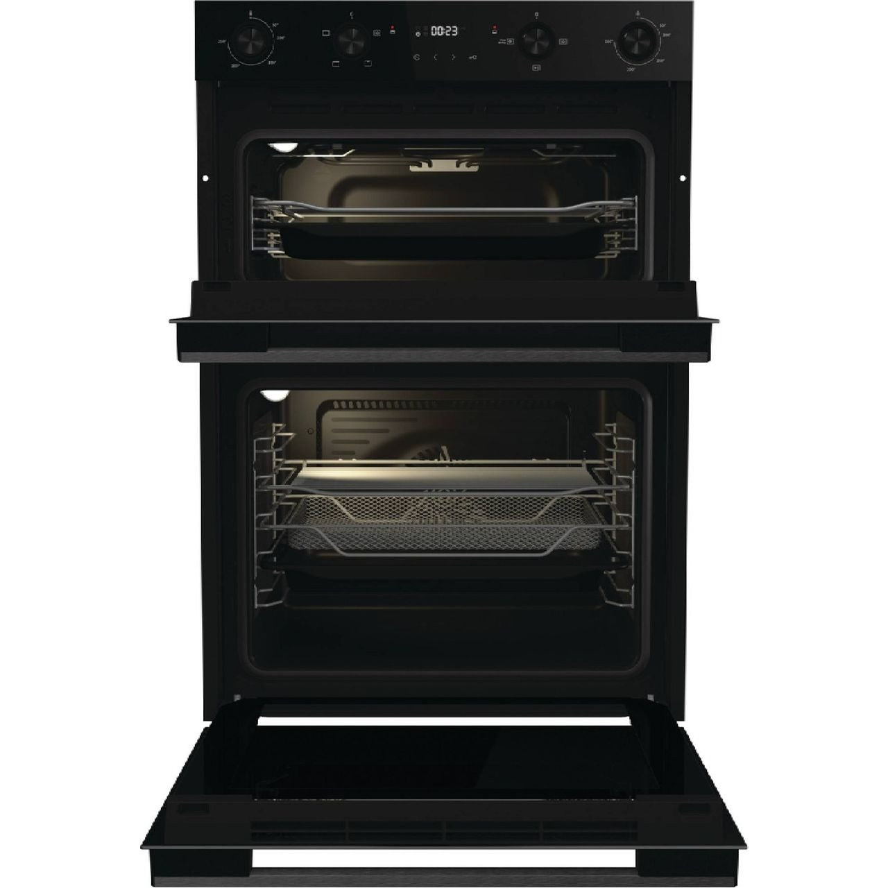 Hisense Built In Electric Double Oven – Air Fry Mode, Catalytic Liners, Black – Renew 2 U