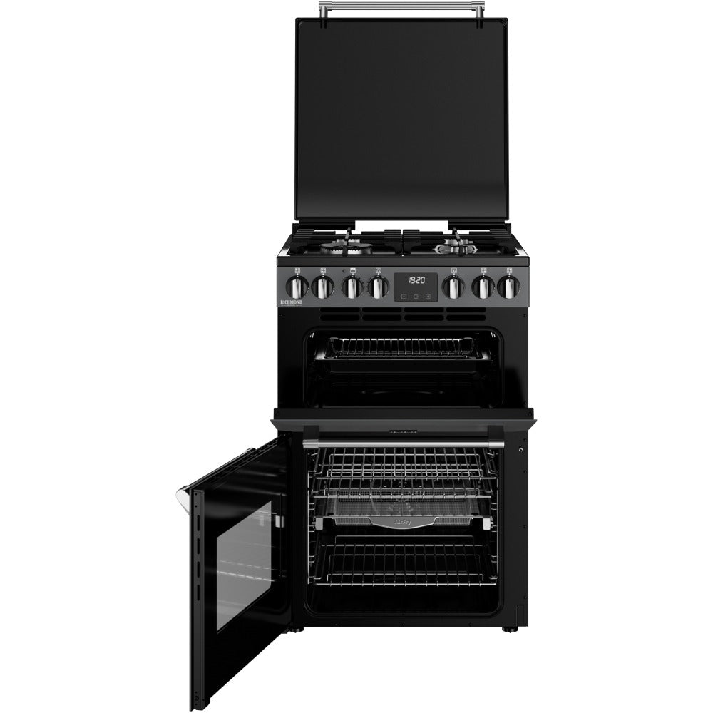 Stoves Richmond Deluxe 60cm Dual Fuel Cooker – PowerWok, AirFry, Anthracite – Renew 2 U