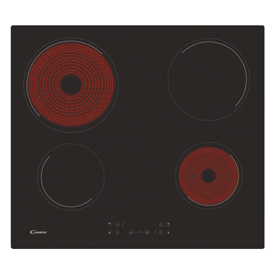 Candy CH64CCB 4 Zone 59cm Vetroceramic Ceramic Hob – Renew 2 U