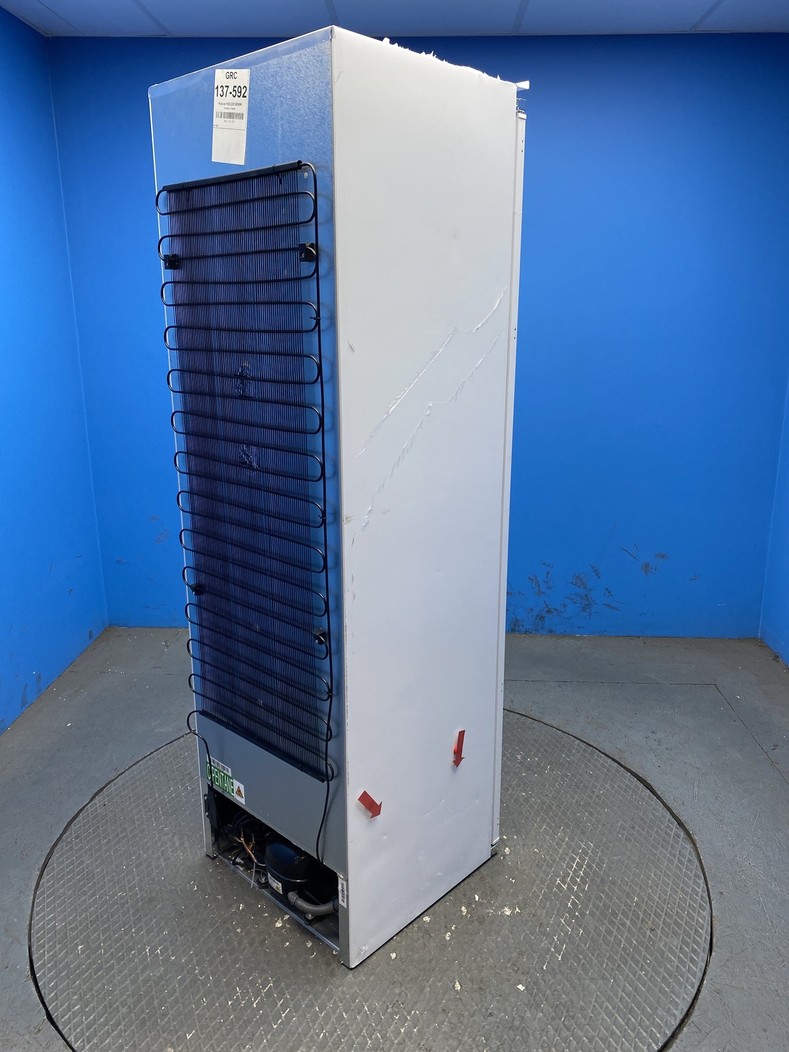 Hoover HOUS518EWK 177cm Integrated Upright Freezer
