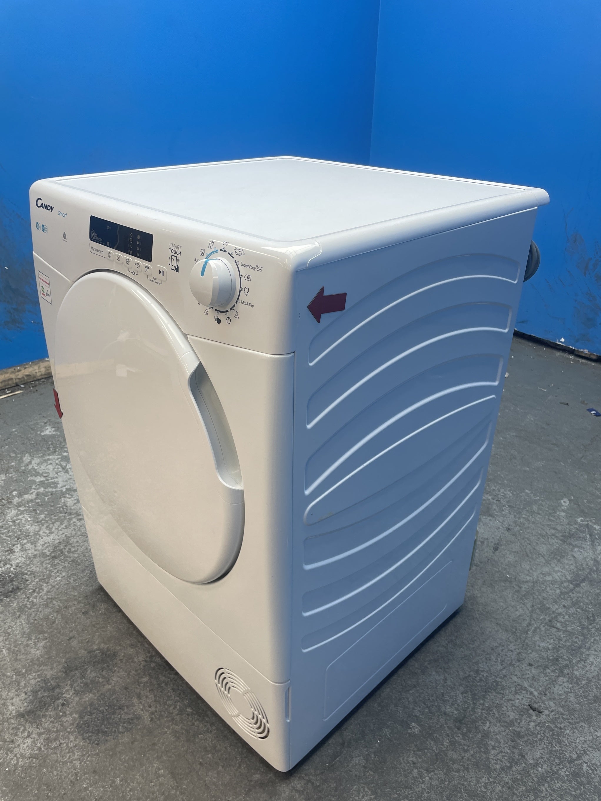 #GRC-158-544 - Candy CSE C10DF-80 10kg Capacity Condenser Tumble Dryer