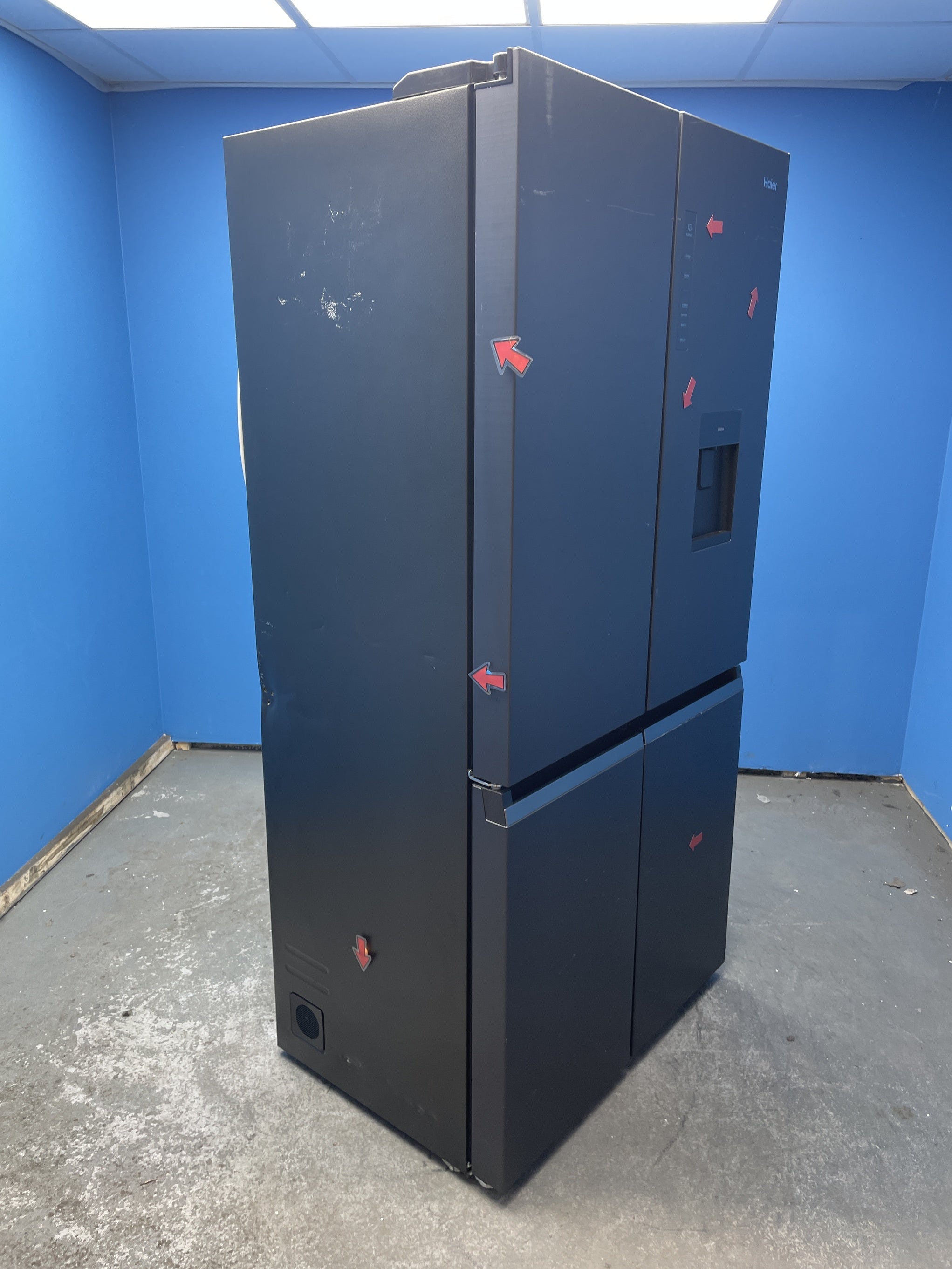 #GRC-153-577 - Haier HCR5919EHMB 528 Litre American Style Fridge Freezer