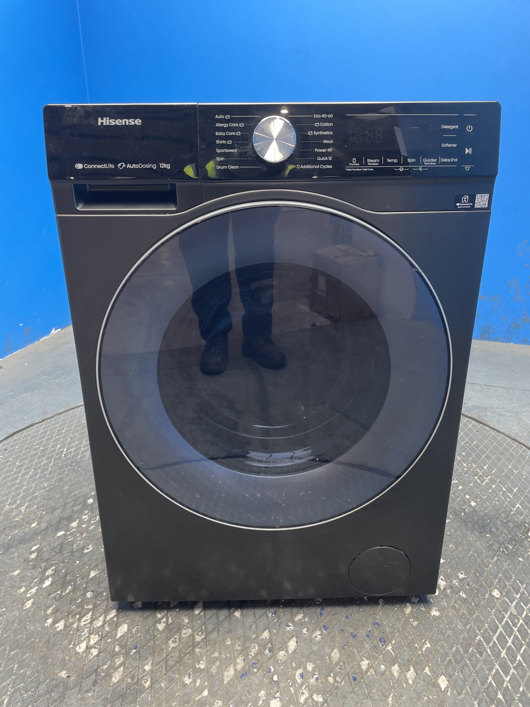 Hisense WF5S1245BB 12kg 1400 Spin Washing Machine