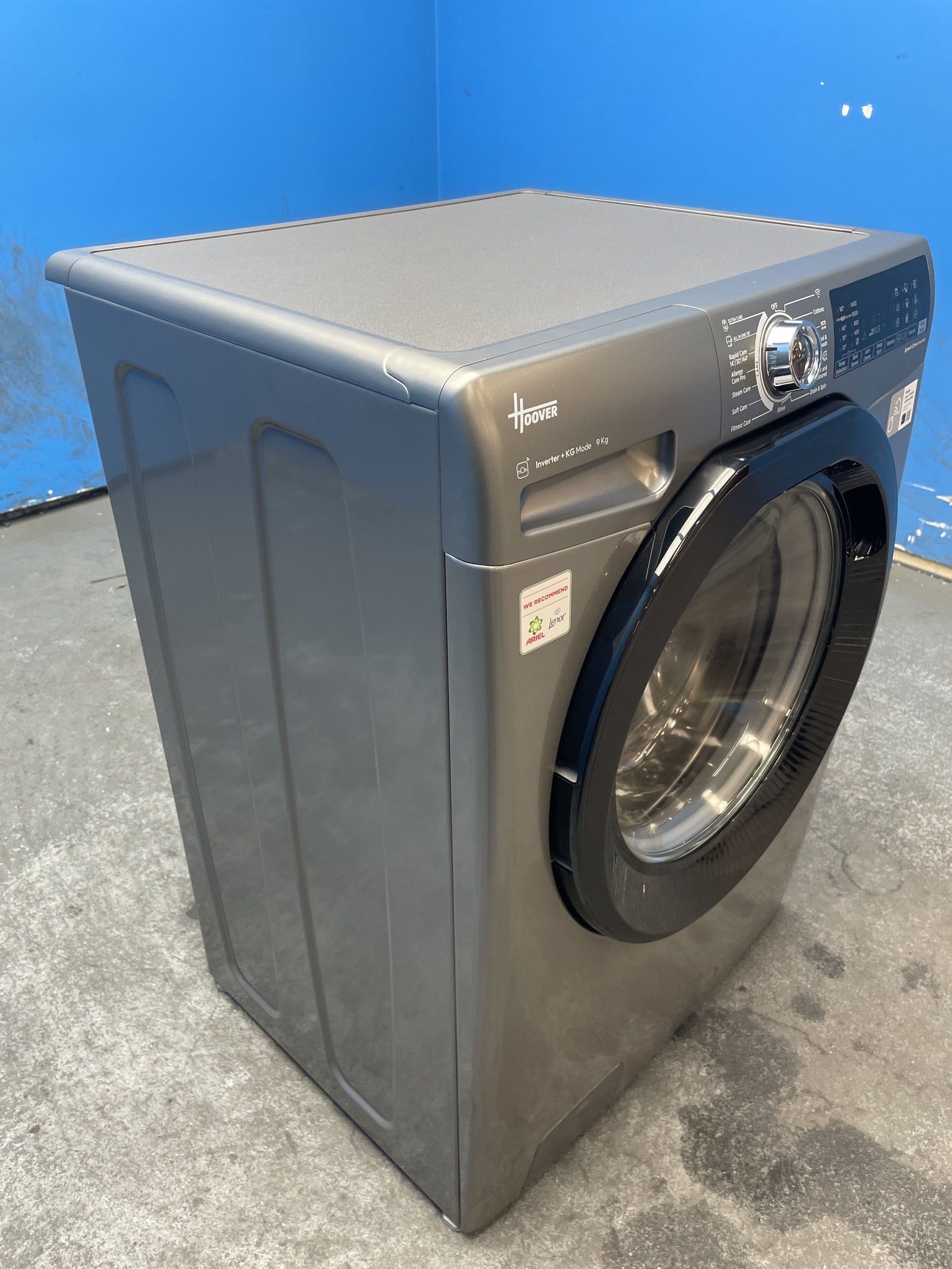 #GRC-163-125 - Hoover H3WPS496TAMBR680 9kg 1400 Spin Washing Machine