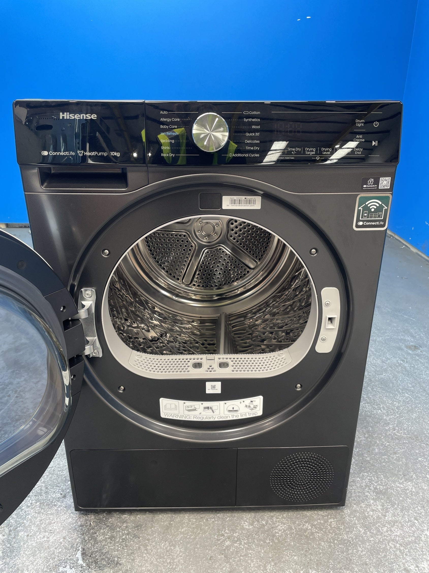 #GRC-158-037 - Hisense DH5S102BB 10kg Heat Pump Tumble Dryer