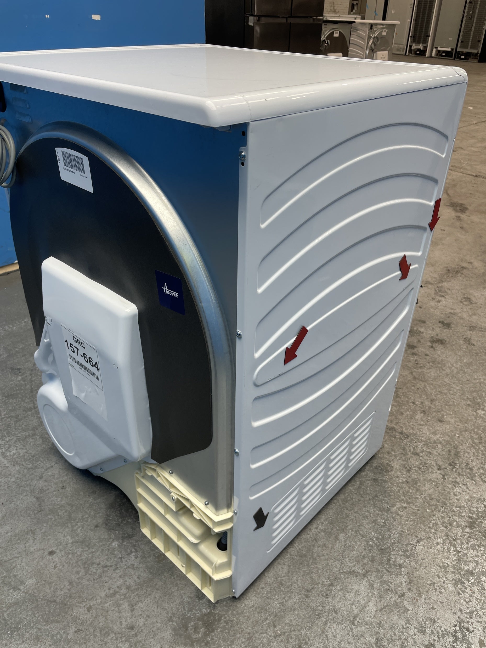#GRC-157-664 - Hoover HRE C9TE-80 9kg Condenser Tumble Dryer with Wi-Fi