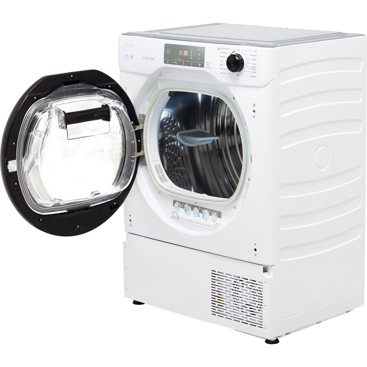 Haier Series 6 HDBI H7A2TBEX-80 Integrated 7kg Heat Pump Tumble Dryer – Renew 2 U