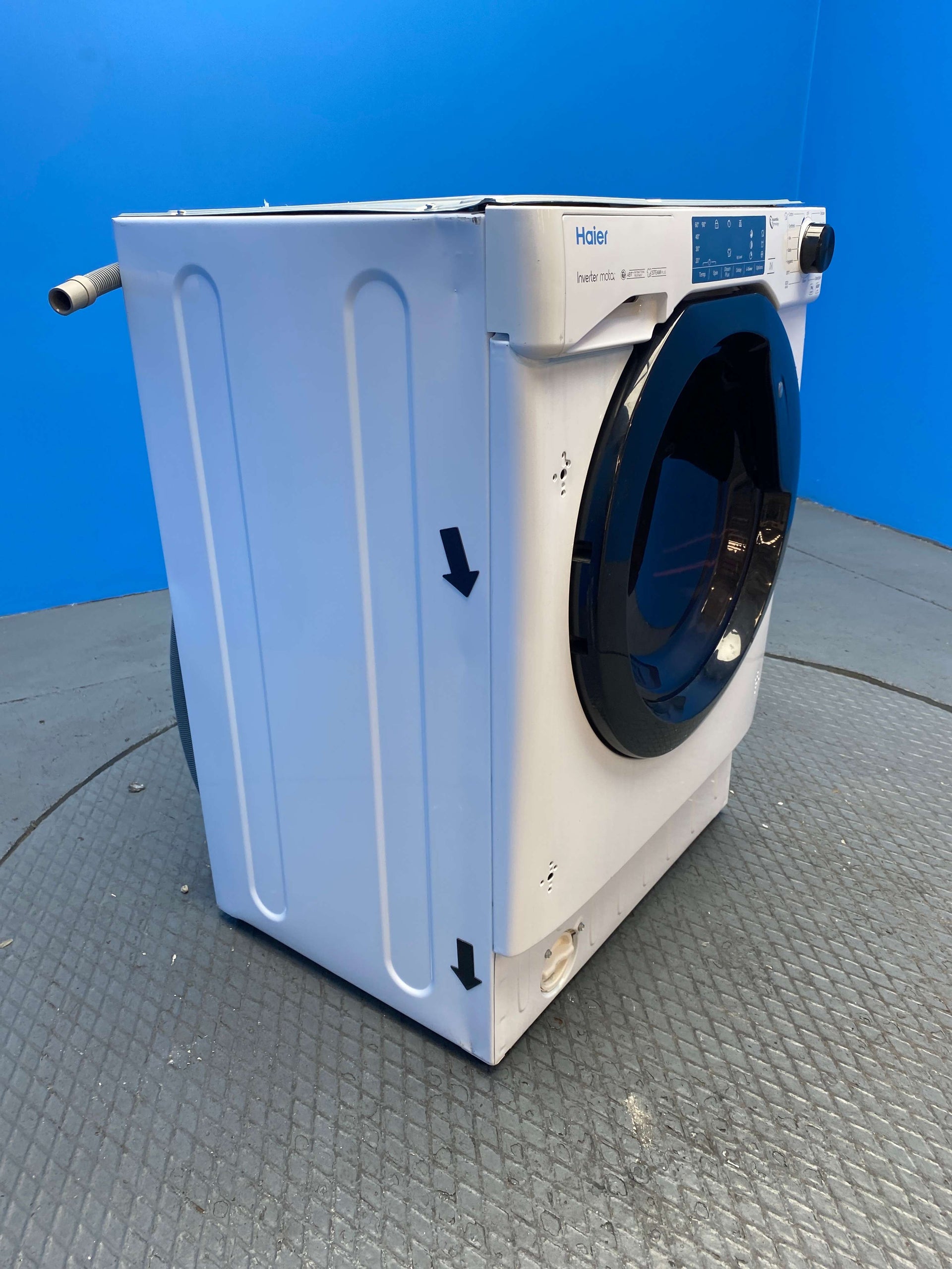 Haier HWQ90B416FWB Series 4 Integrated 9kg 1600 Spin Washing Machine