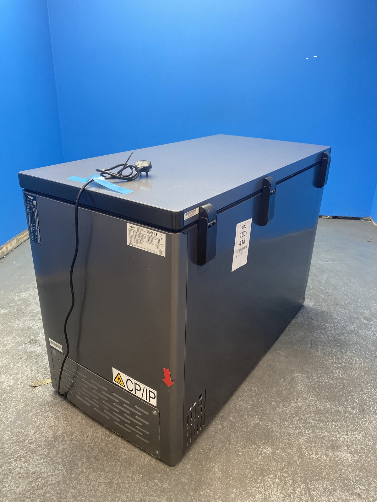 #GRC-163-418 - Haier Series 7 294L Chest Freezer – Total No Frost, InstaSwitch, Grey