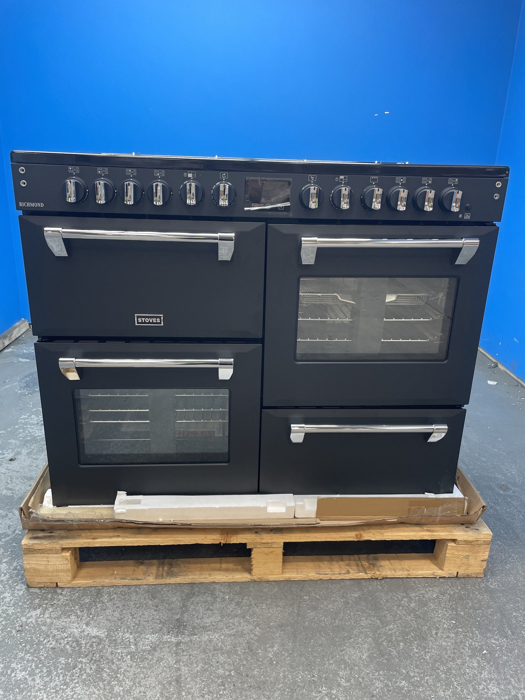 #GRC-159-430 - Stoves Richmond 110cm Dual Fuel Range Cooker Quad Oven