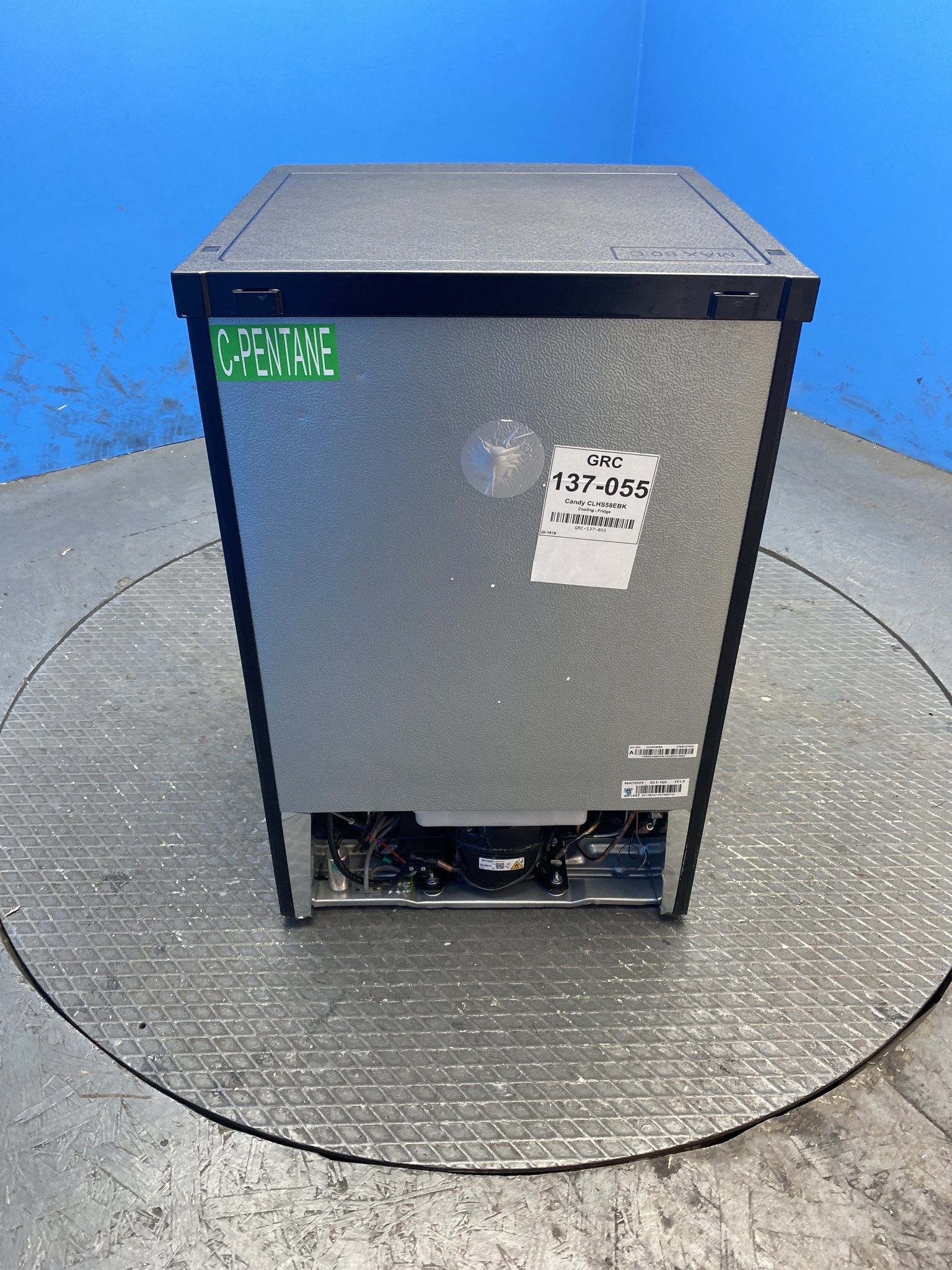 Candy CLHS58EBK Undercounter Larder Fridge