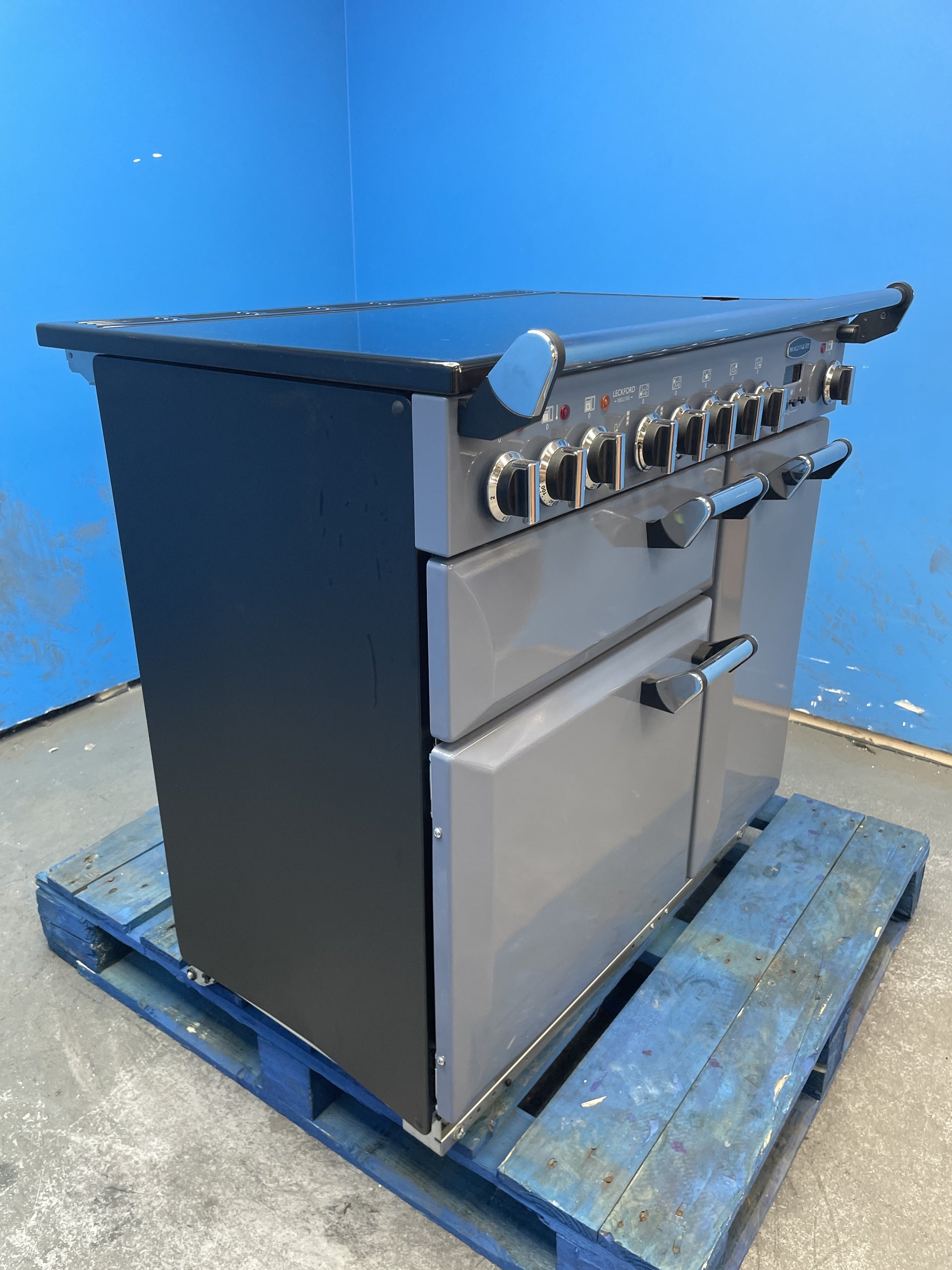 #GRC-159-090 - Rangemaster Leckford Deluxe LKDL90EIPSTB/CM1 90cm Induction Range Cooker
