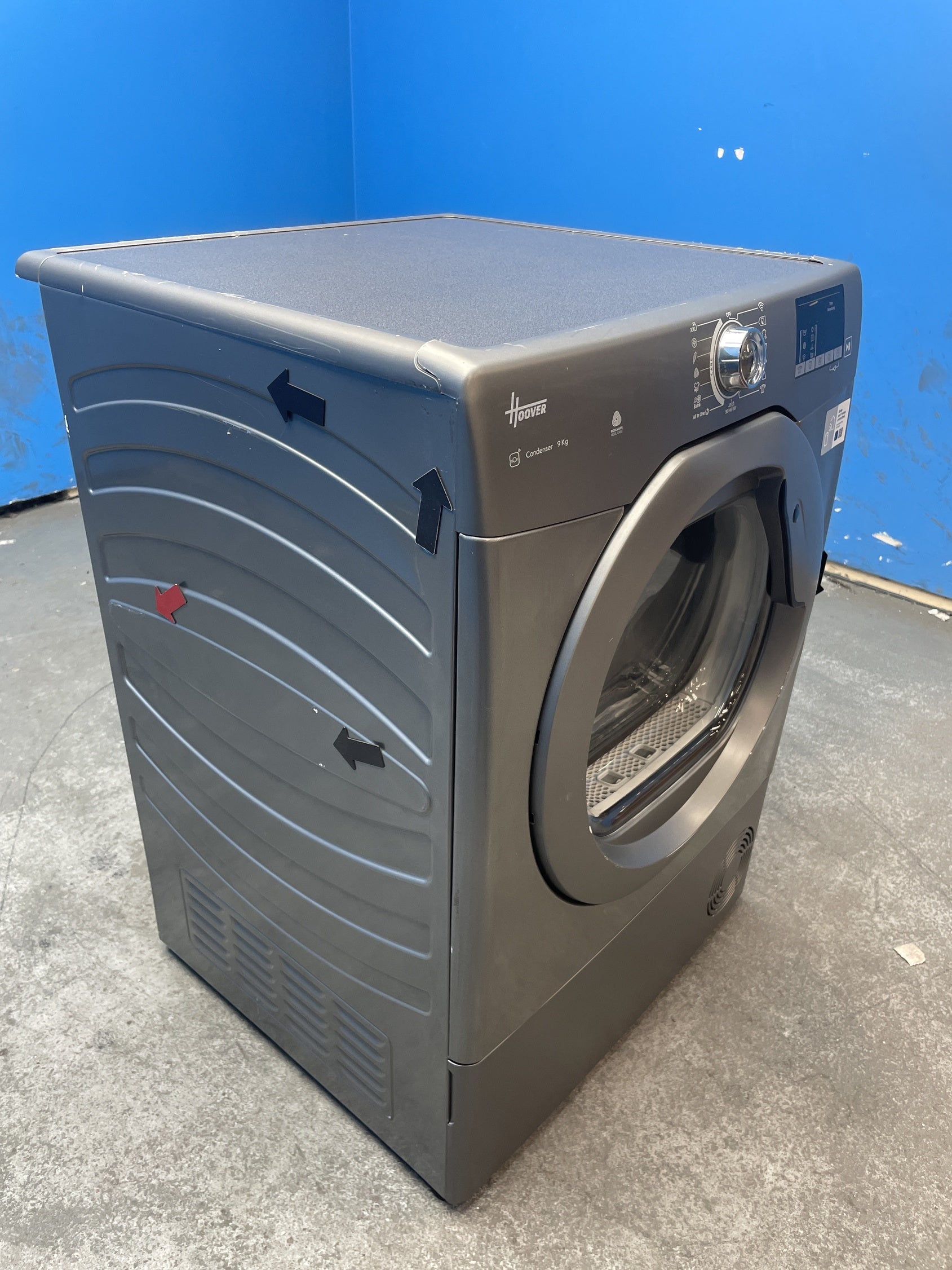#GRC-158-589 - Hoover H-DRY 300 HLE C9DRGR-80 9kg Smart Condenser Tumble Dryer