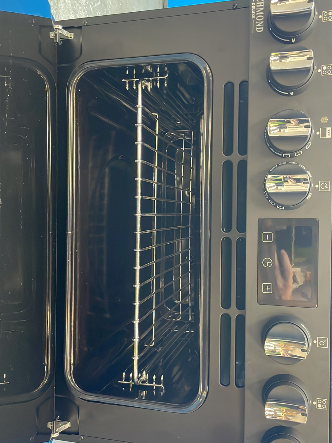 #GRC-164-442 - Stoves Richmond Deluxe 60cm Dual Fuel Cooker – PowerWok, AirFry, Anthracite