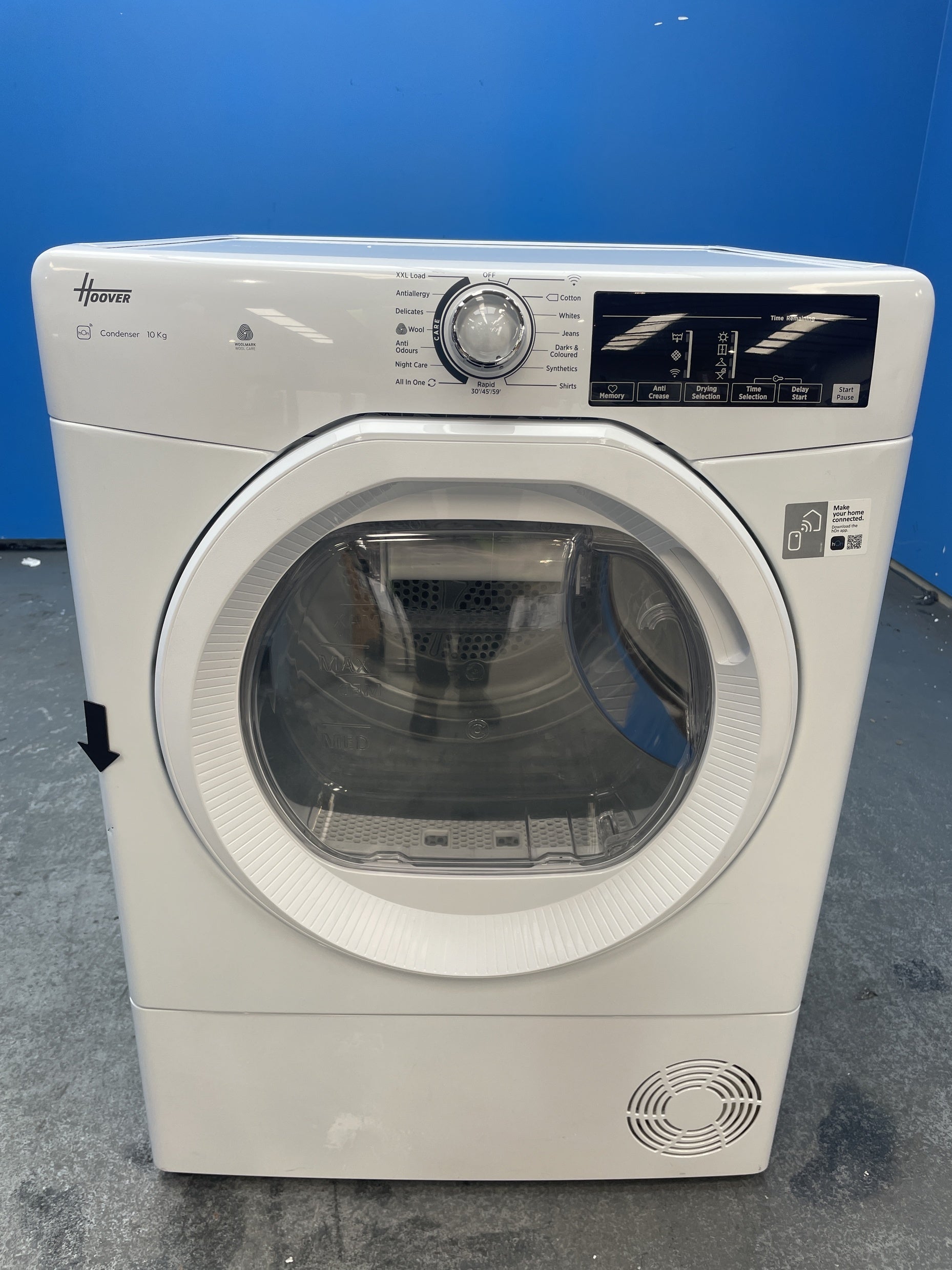 #GRC-158-603 - Hoover HRE C10TE-80 10kg Condenser Tumble Dryer