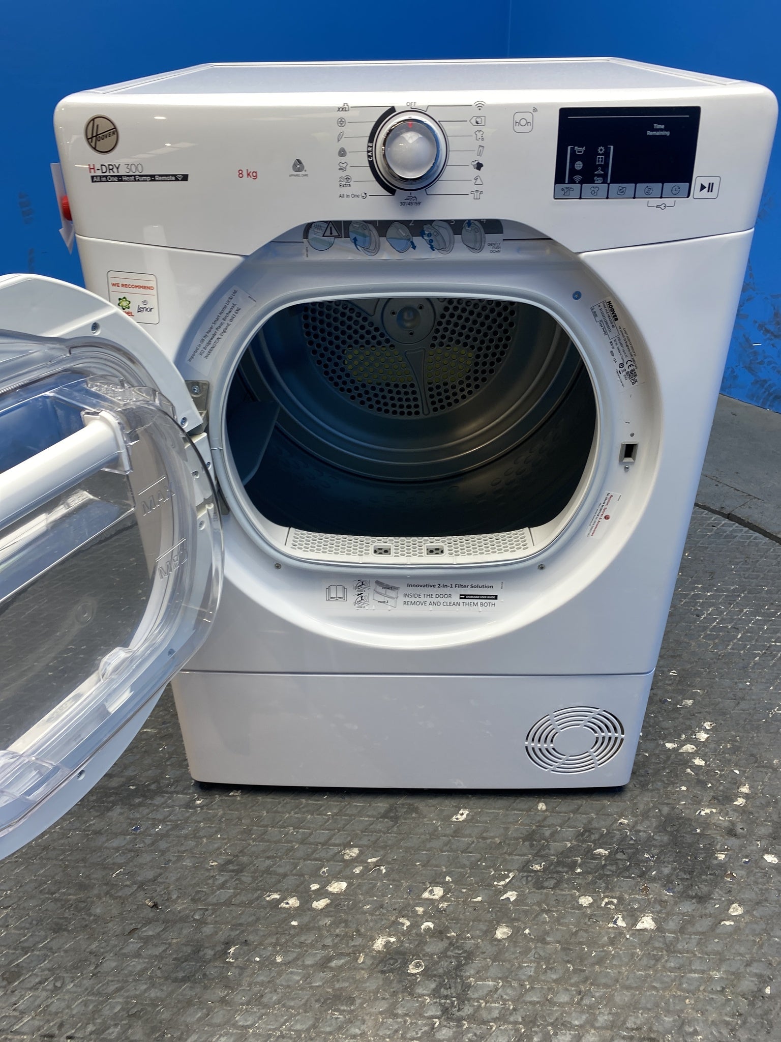 Hoover HLEH8A2DE 8kg Heat Pump Tumble Dryer