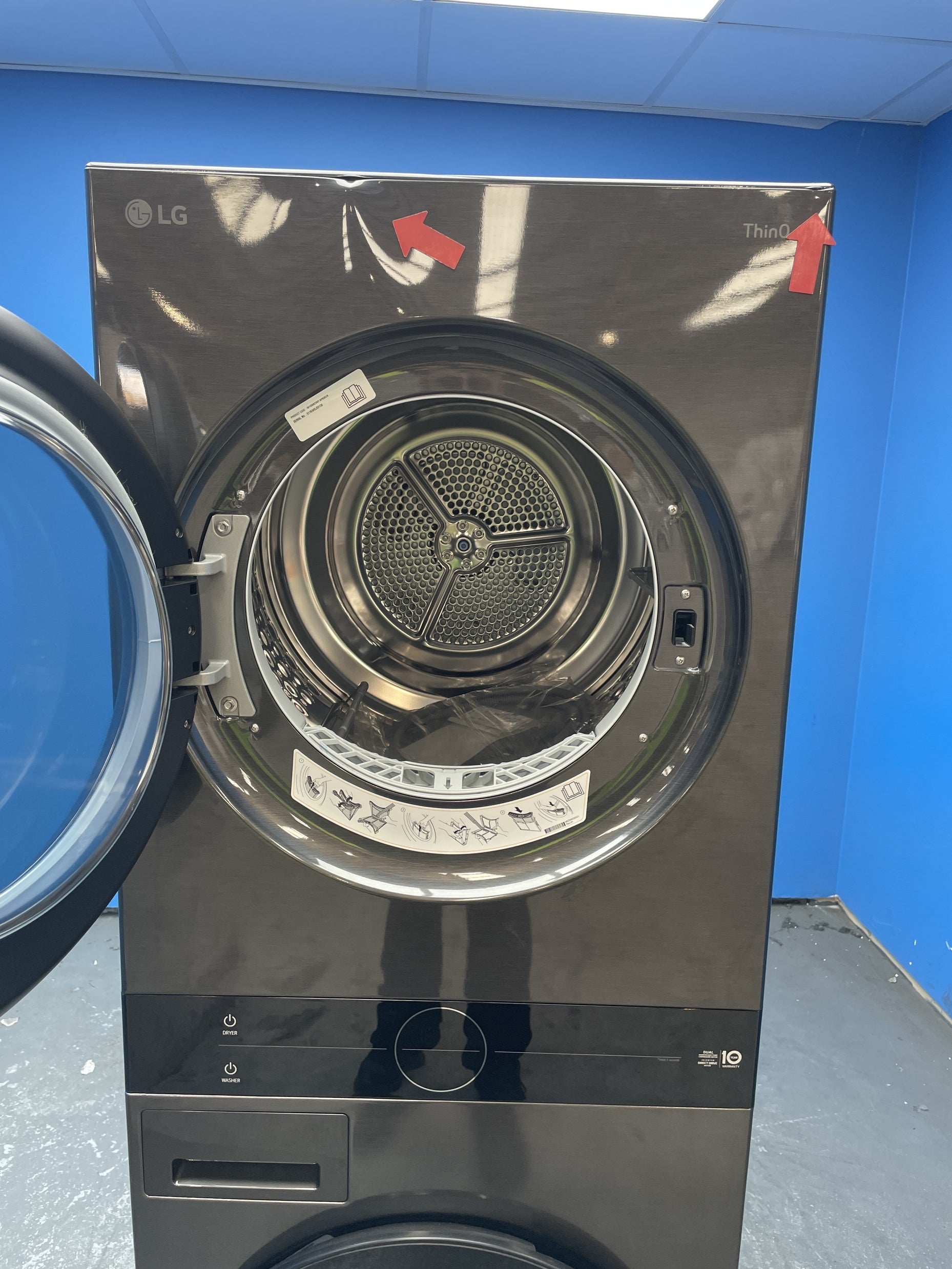 #GRC-158-012 - LG WT1210BBTN1 WashTower 12/10kg Washer Dryer