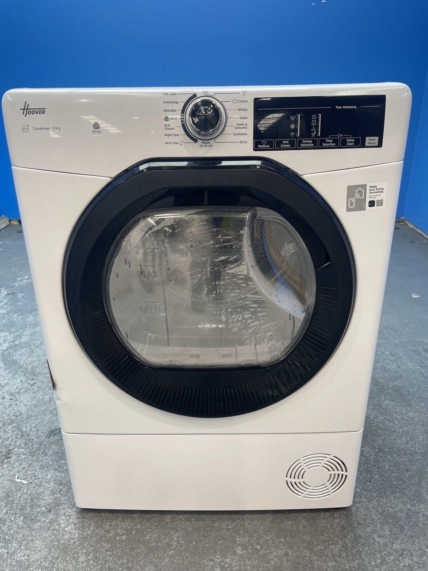 #GRC-157-359 - Hoover H-DRY 350 HREC9TBE-80 9kg Condenser Tumble Dryer
