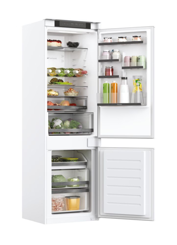 Haier HBW5518EK Integrated 248 Litre Combi Fridge Freezer