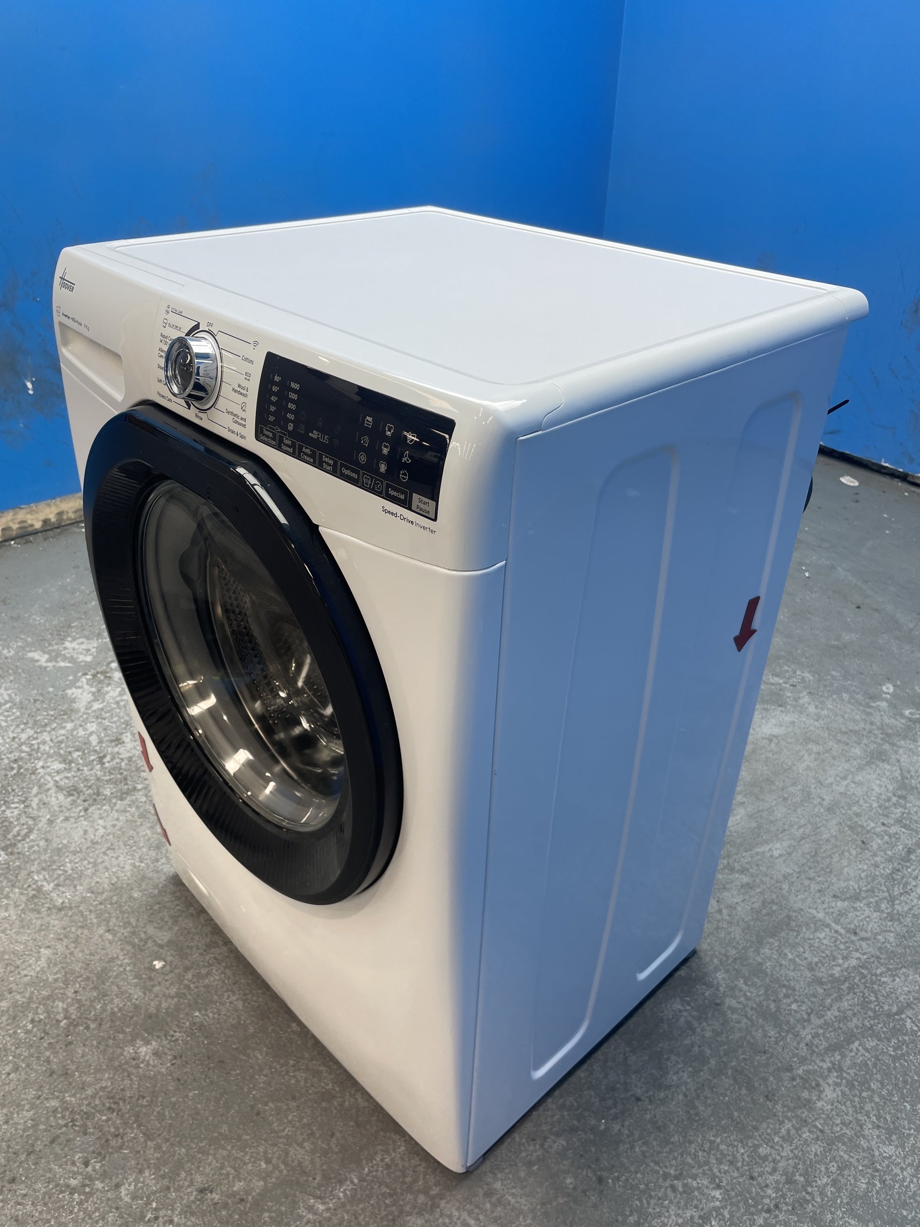 #GRC-159-533 - Hoover H3WPS696TAMB6-80 H-WASH 350 9kg 1600rpm Washing Machine
