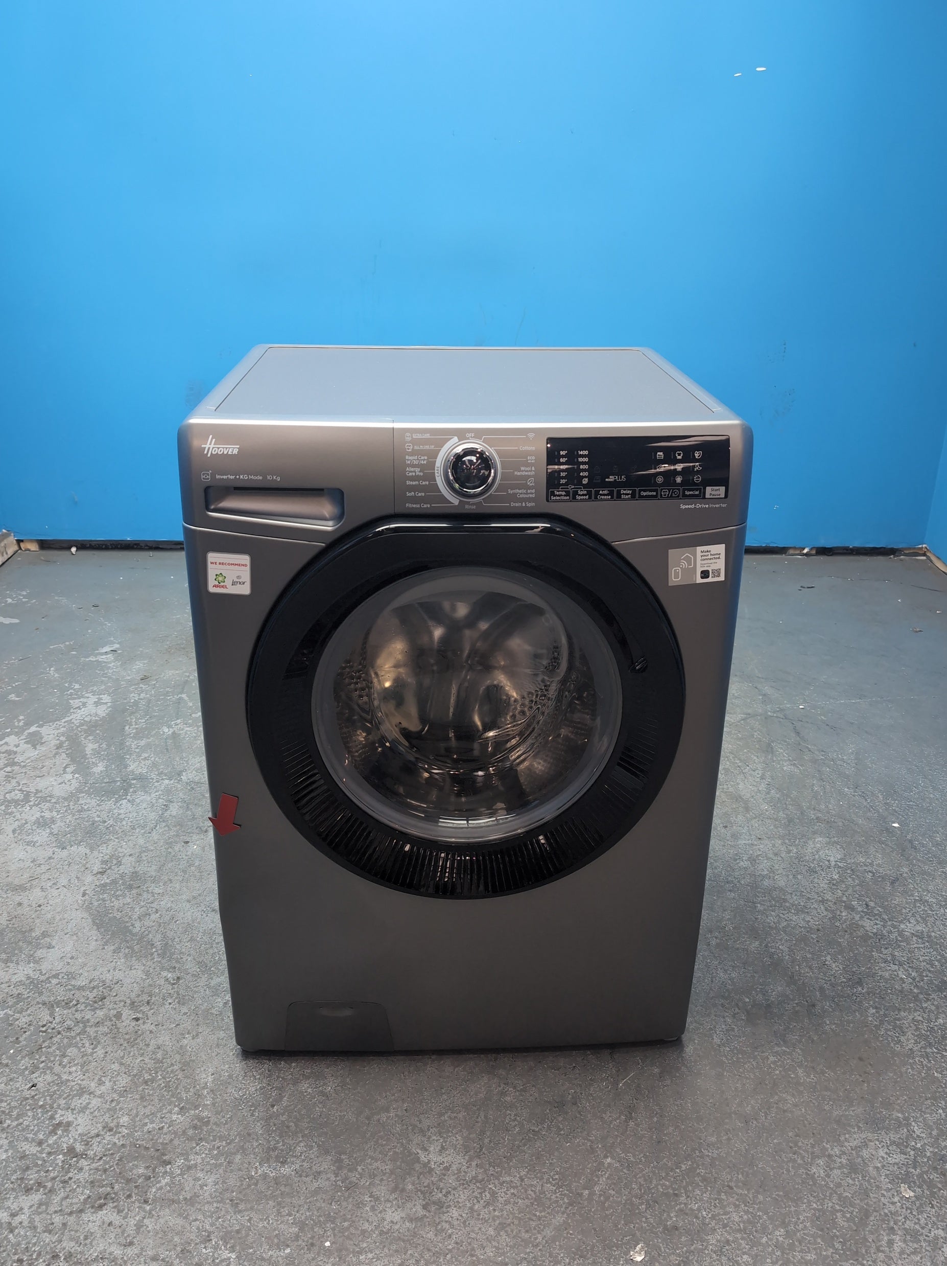 #GRC-164-376 - Hoover H-WASH 350 10kg 1400rpm Washing Machine – Eco-Power Inverter Motor