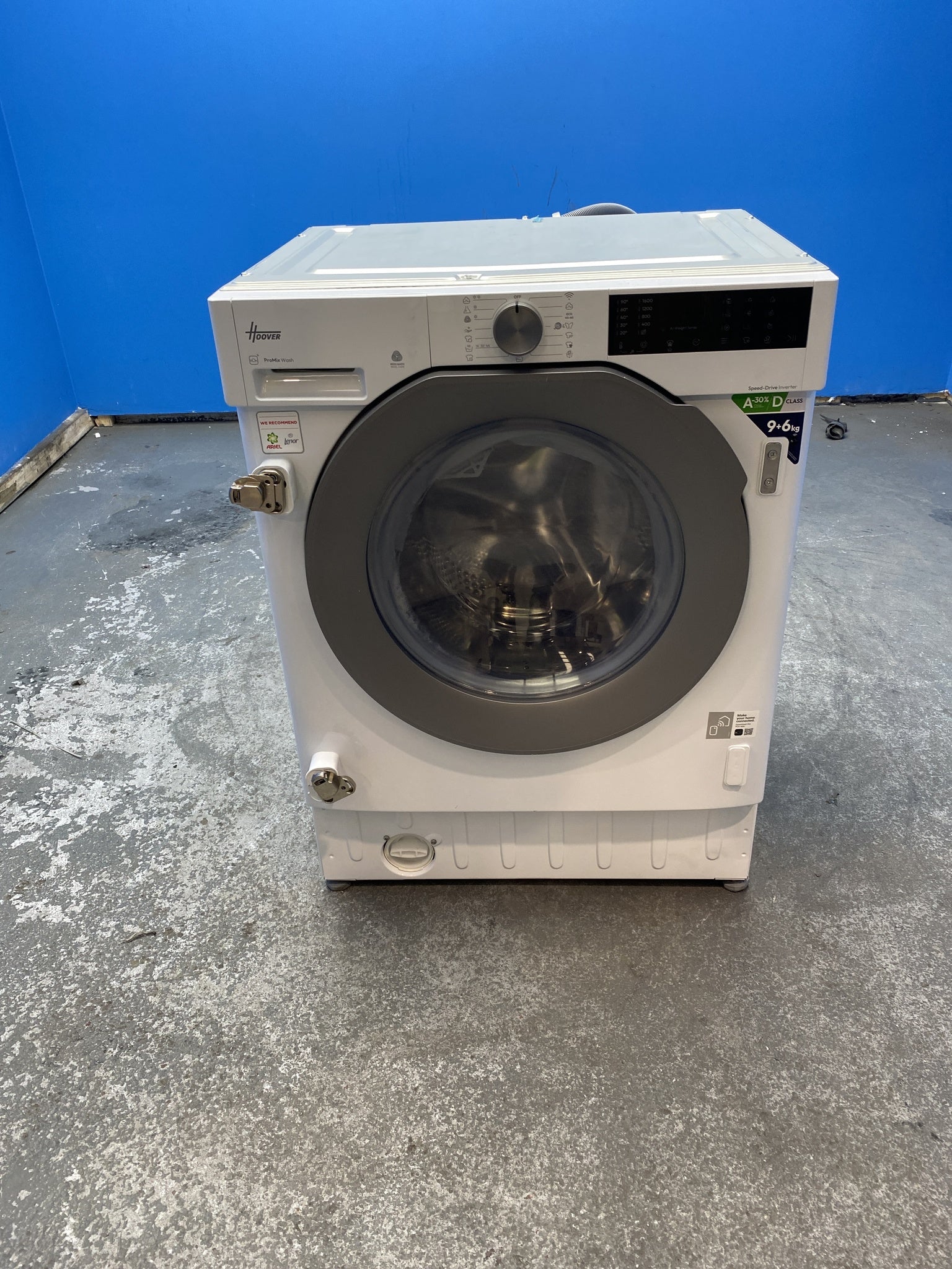 #GRC-156-346 - Hoover BH4S696M6DR9B-80 Built-in 9kg/6kg 1600rpm Washer Dryer