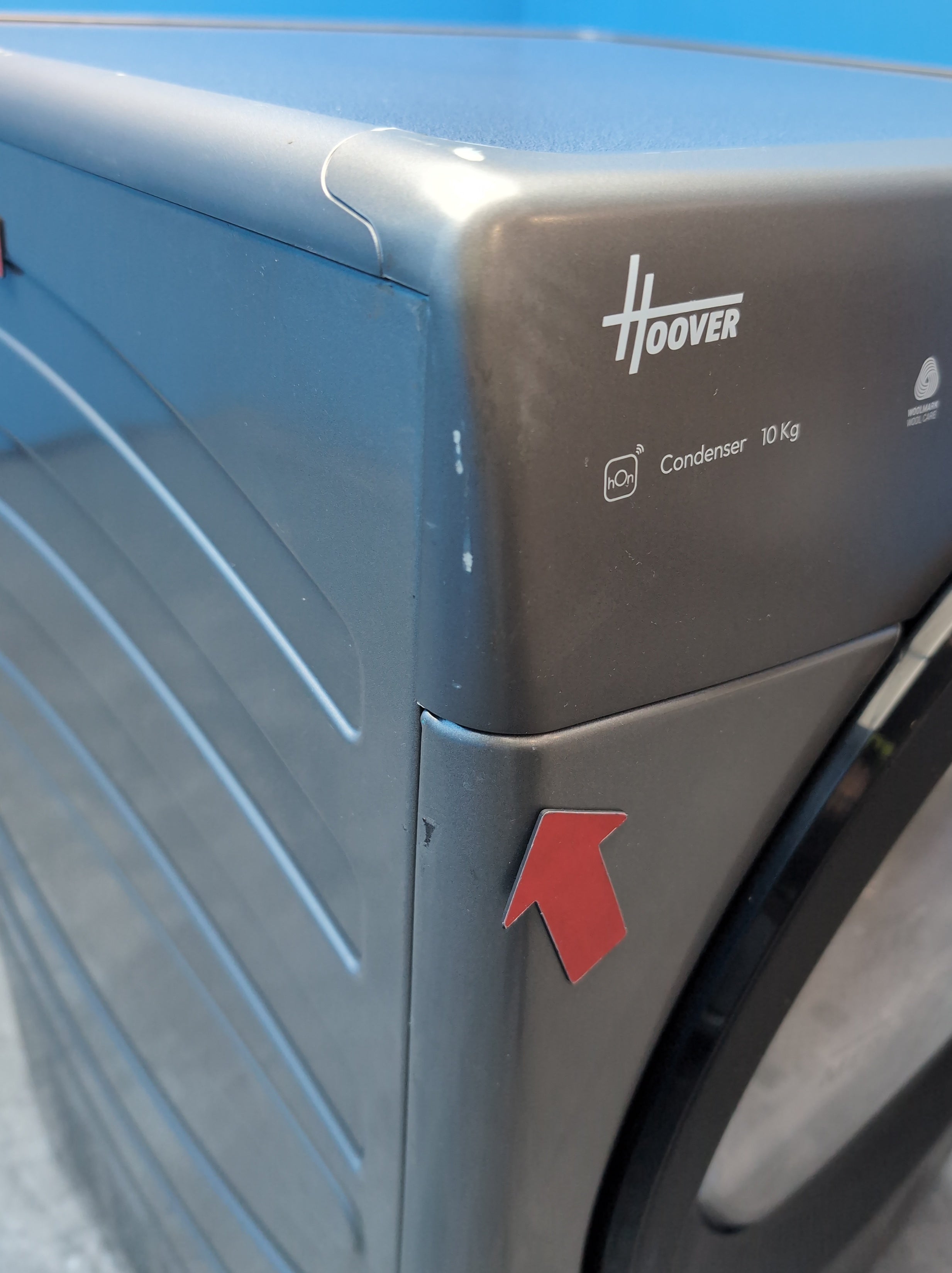 #GRC-163-688 - Hoover 10kg Condenser Tumble Dryer – WiFi Connected, Grey, B Energy Rating