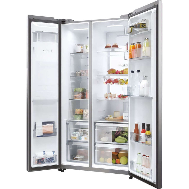 Haier Series 7 HSW79F18CIMM Plumbed American Fridge Freezer