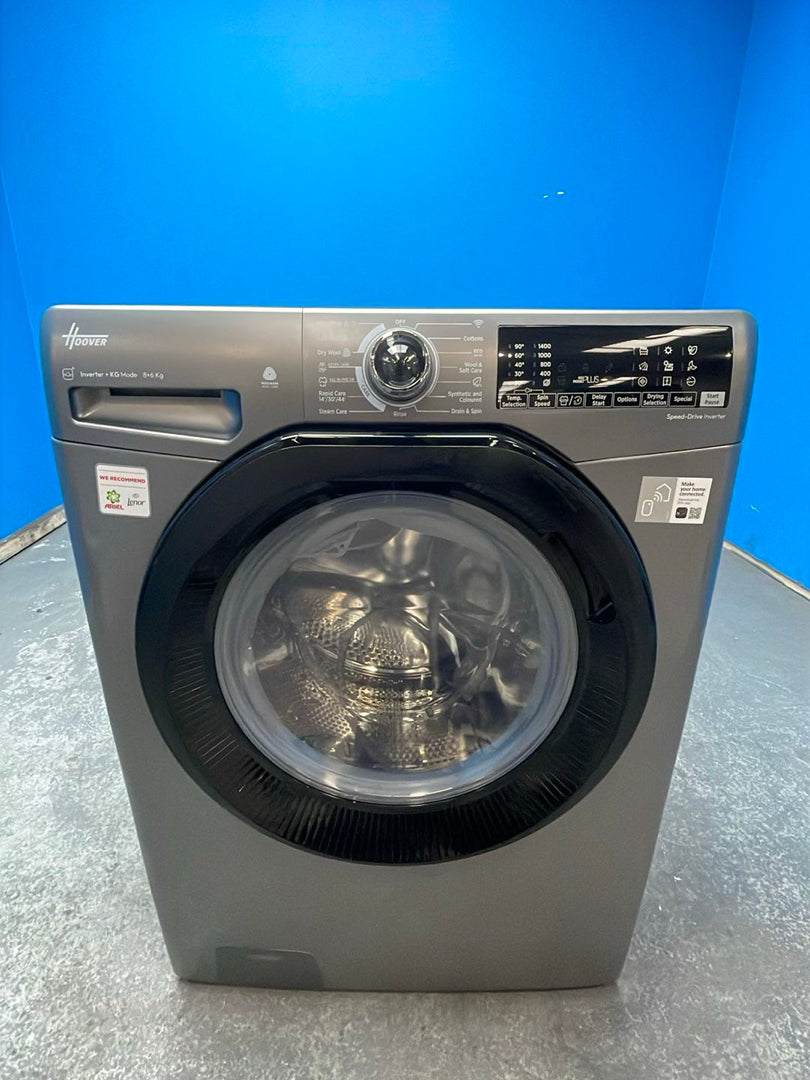 #GRC-162-382 - Hoover H-WASH & DRY 350 Washer Dryer – 8kg Wash, 6kg Dry, 1400rpm, WiFi Connected