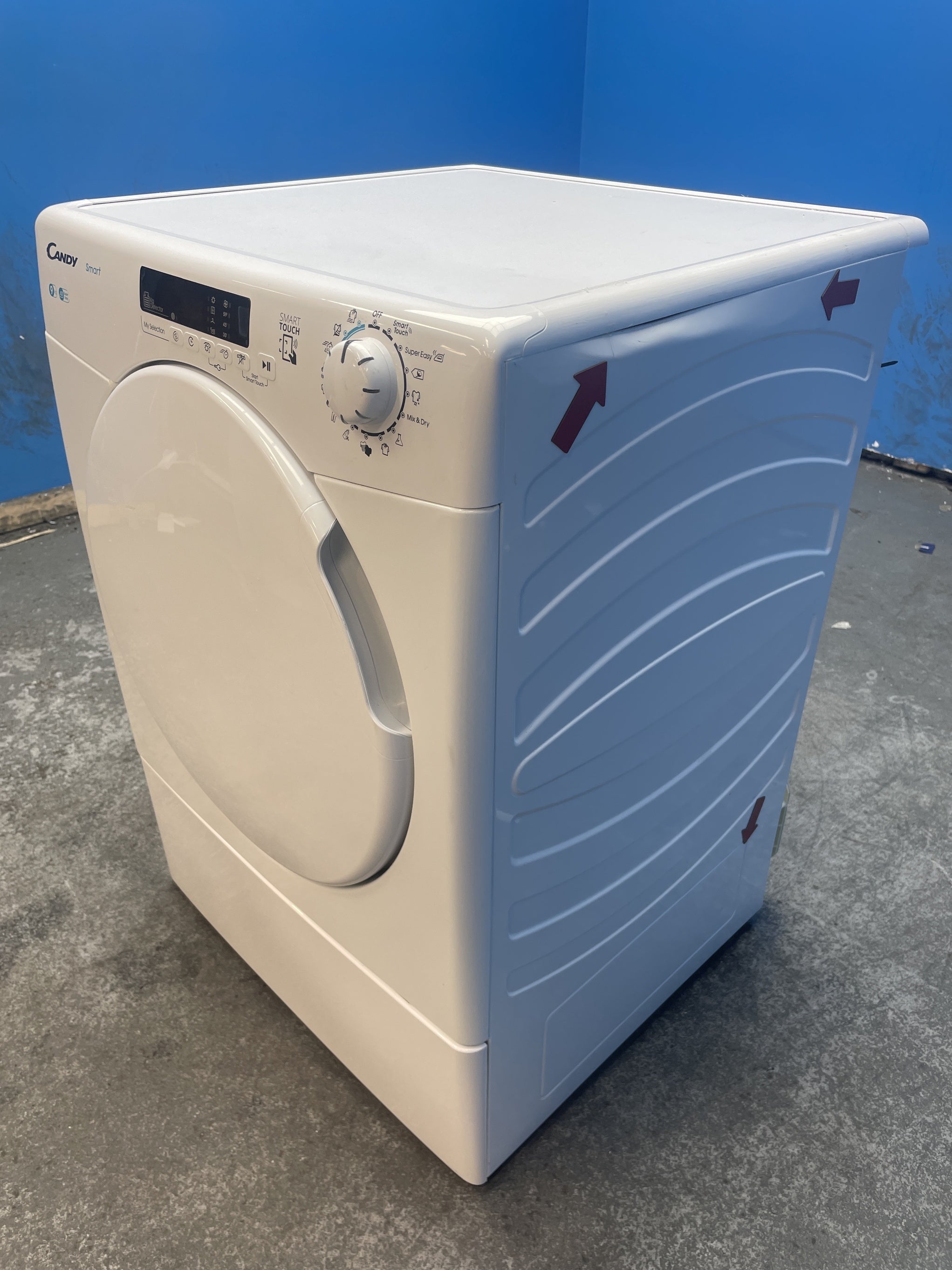 #GRC-159-166 - Candy CSE V9DF-80 9kg Vented Smart Tumble Dryer