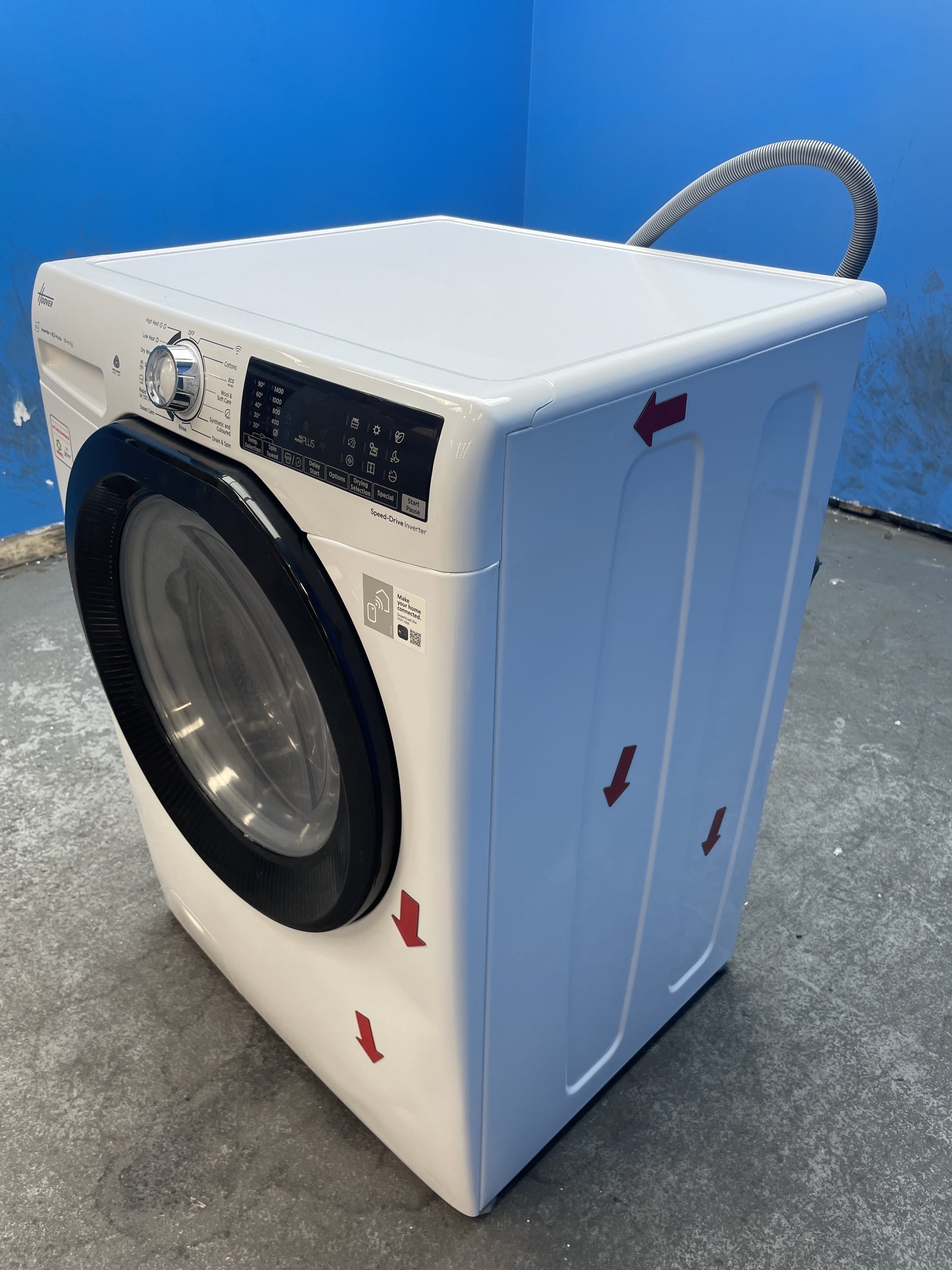 #GRC-160-002 - Hoover H-WASH 350 H3DPS41066TAMB80 10/6kg 1400rpm Washer Dryer