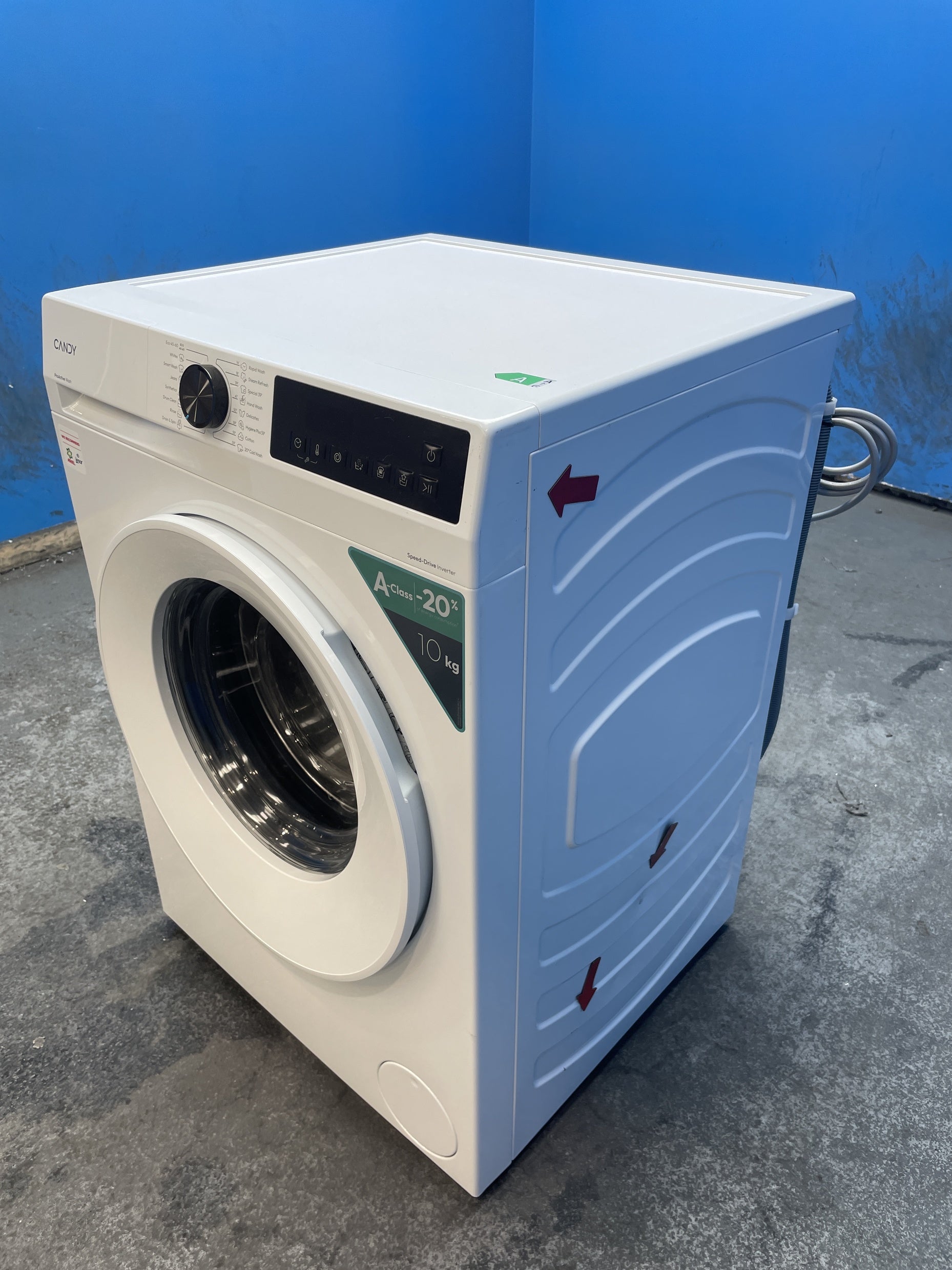 #GRC-163-134 - Candy GD 4108-80 10kg 1400 rpm Quick Wash Washing Machine