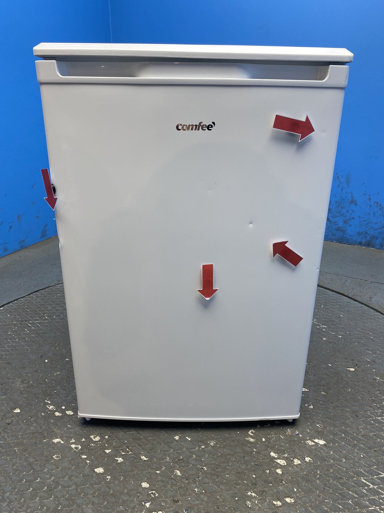 COMFEE' RCD133WH2(E) 131L Under-Counter Larder Fridge