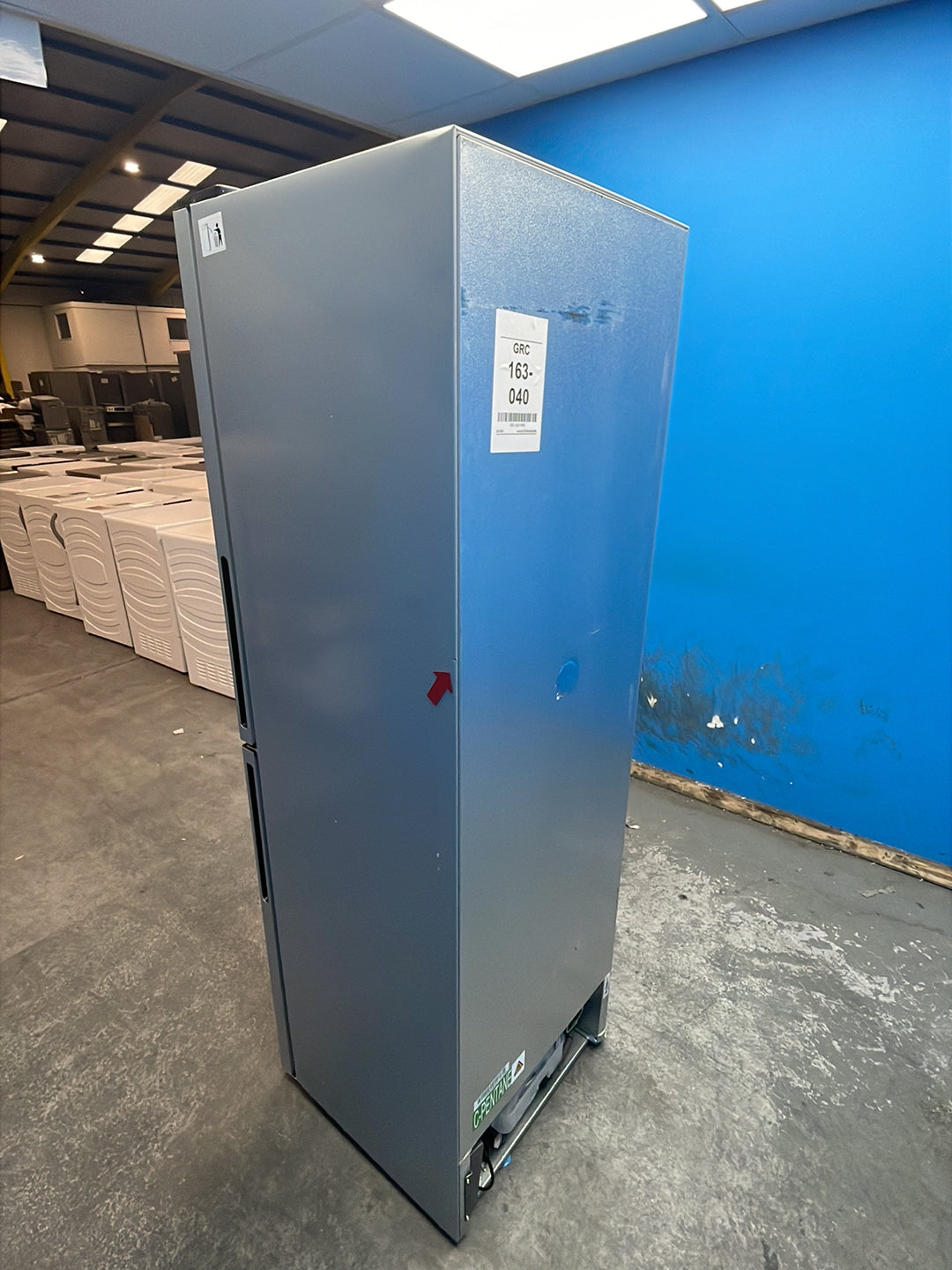 #GRC-163-040 - Candy 54.5cm Fridge Freezer – 252L, Silver, Low Frost, Smart WiFi
