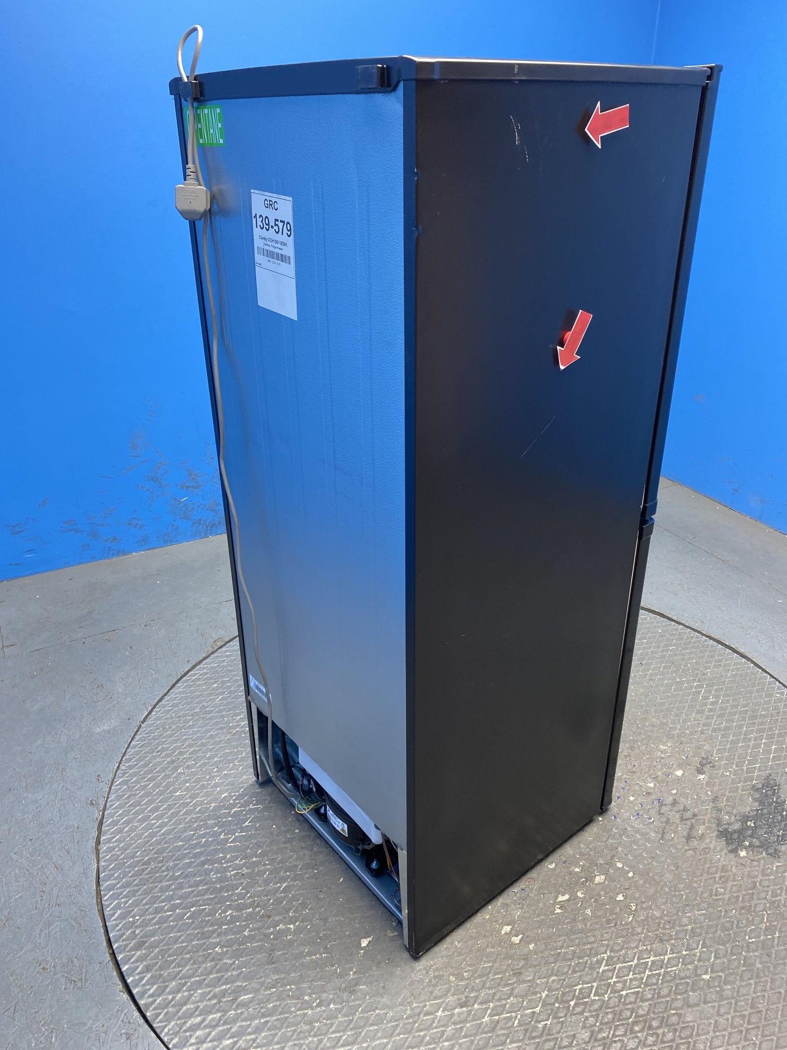 Candy CCH1S513EBK 185 Litre Combi Fridge Freezer