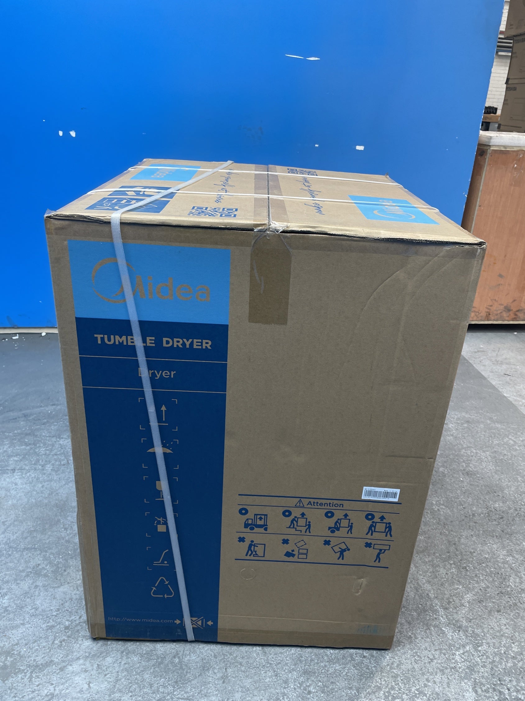 #GRC-158-859 - Midea MD200H80WB/W-UK 8kg Smart Sensor Heat Pump Tumble Dryer