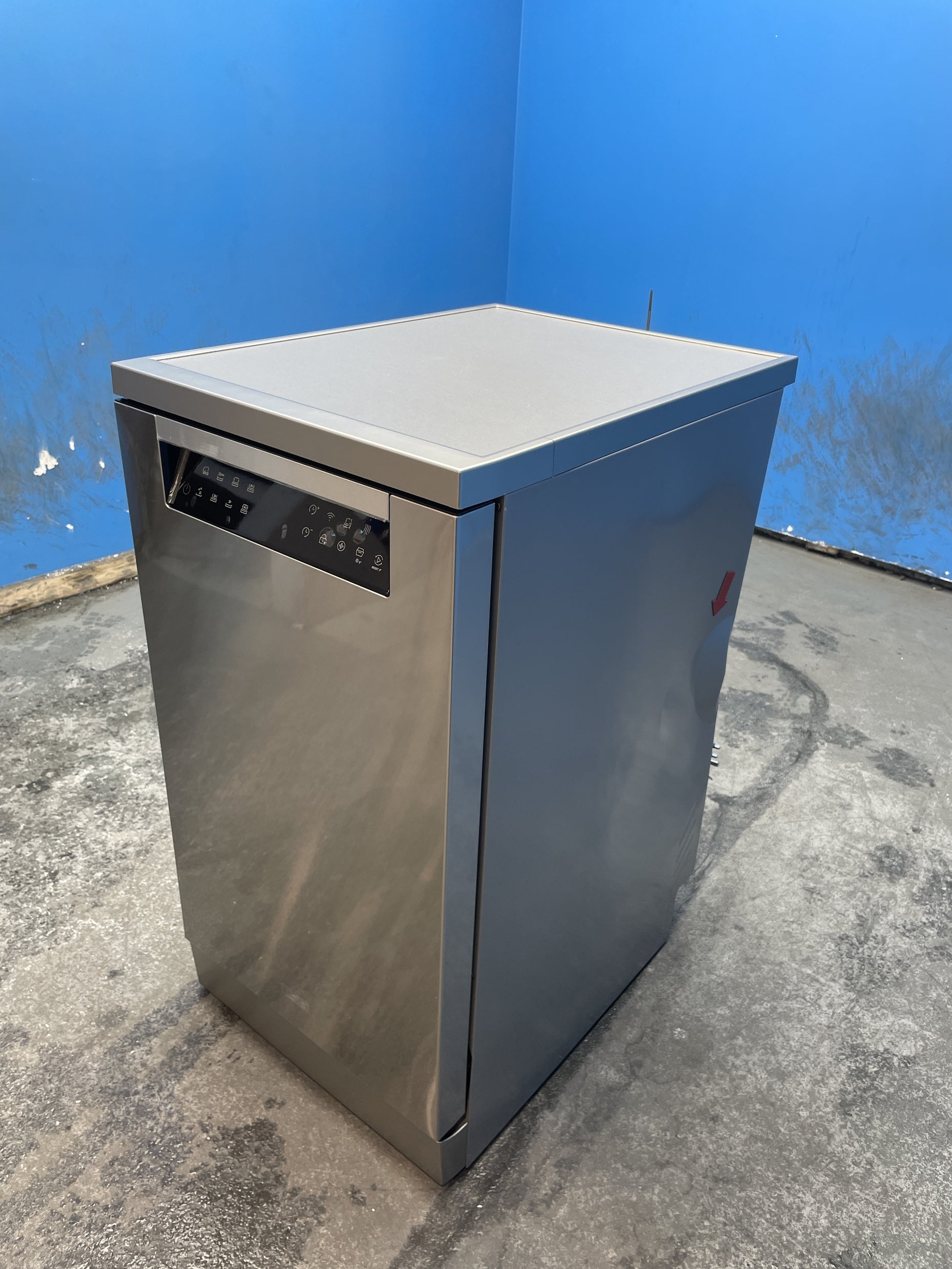 #GRC-163-473 - Haier I-Pro Shine 5 45cm Slimline Dishwasher – 11 Place Settings, WiFi Connected, Silver