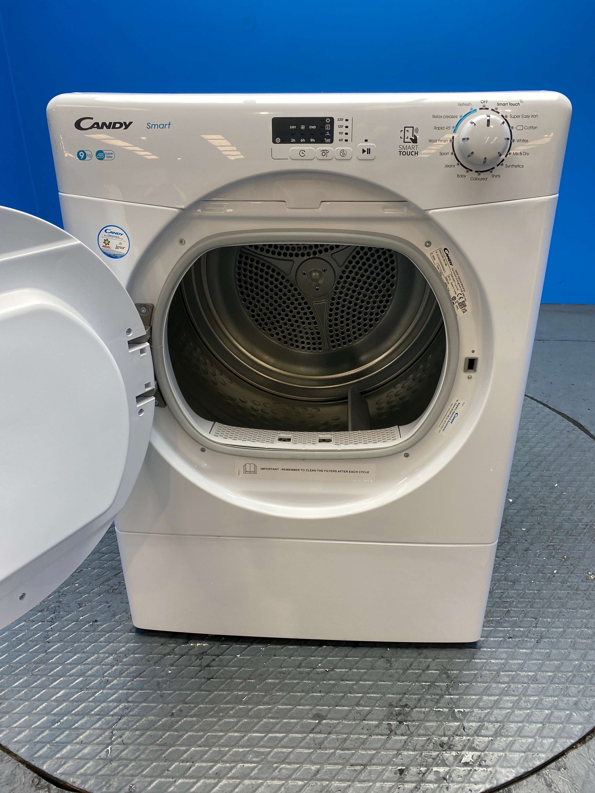 Candy CSEC9LF 9kg Condenser Tumble Dryer