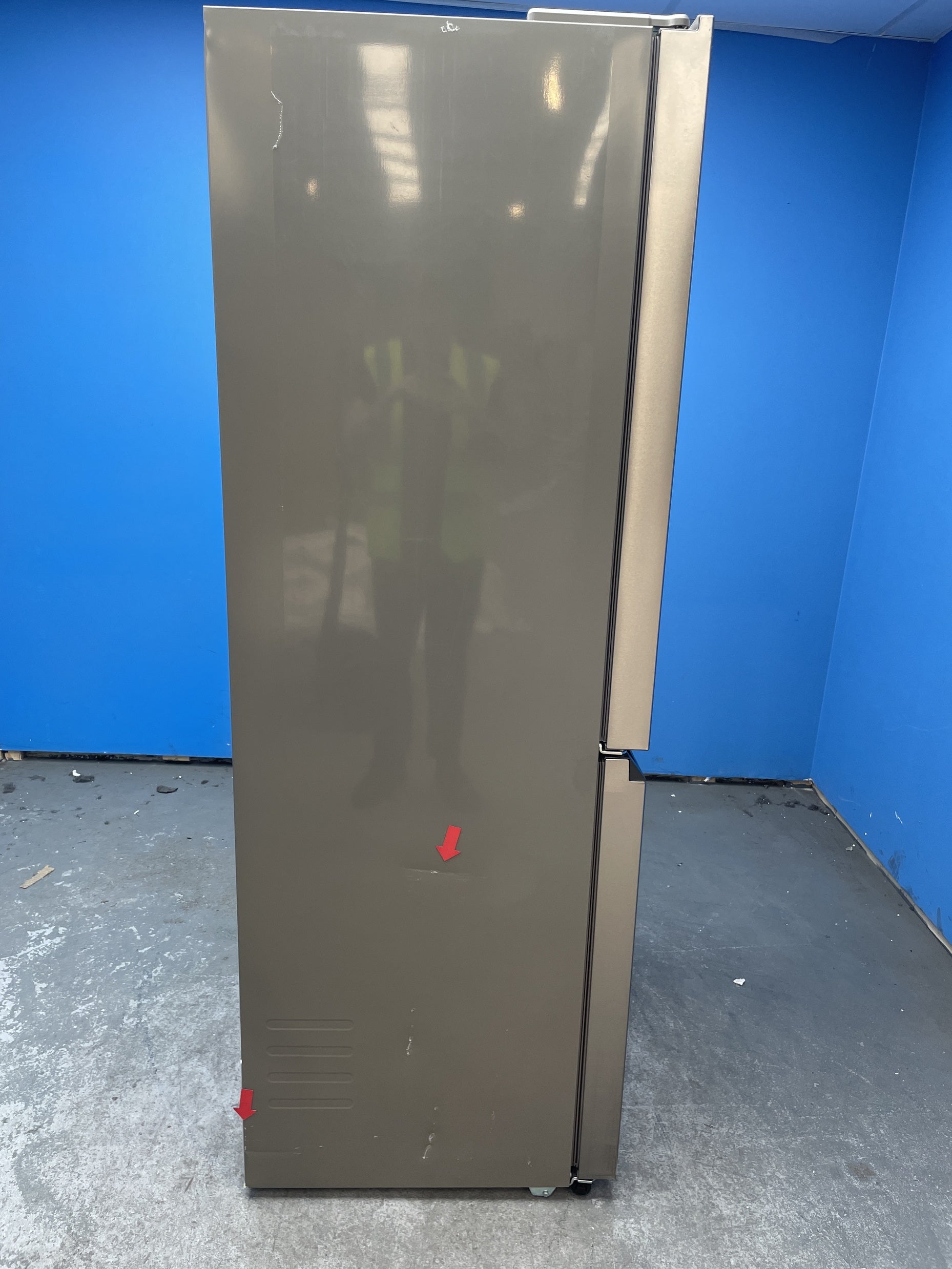 #GRC-157-887 - Haier HCR7818DNMM Cube 83 Total No Frost American Fridge Freezer