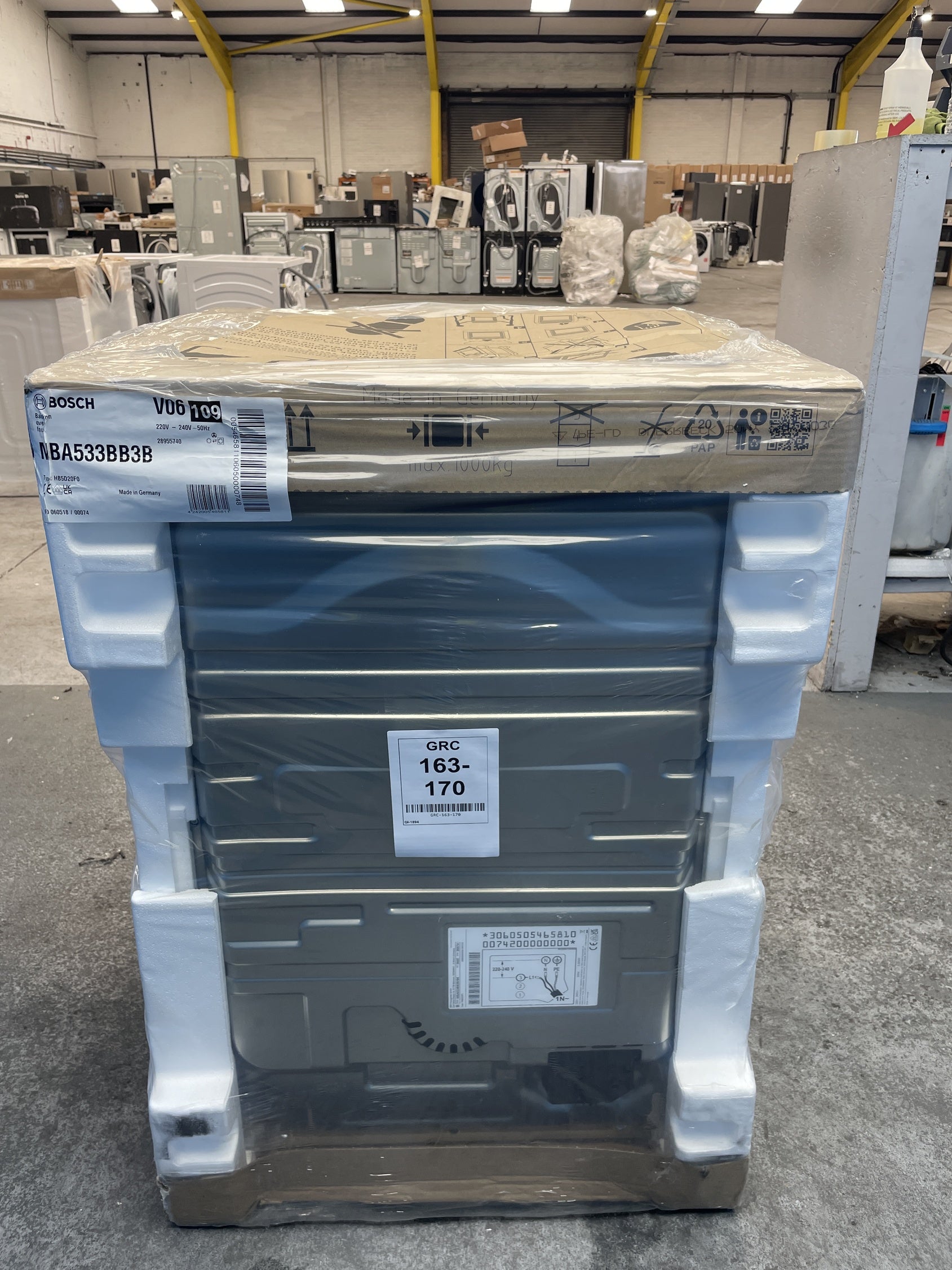 #GRC-163-170 - Bosch Series 4 MBA533BB3B 3D Hotair Built-in Double Oven