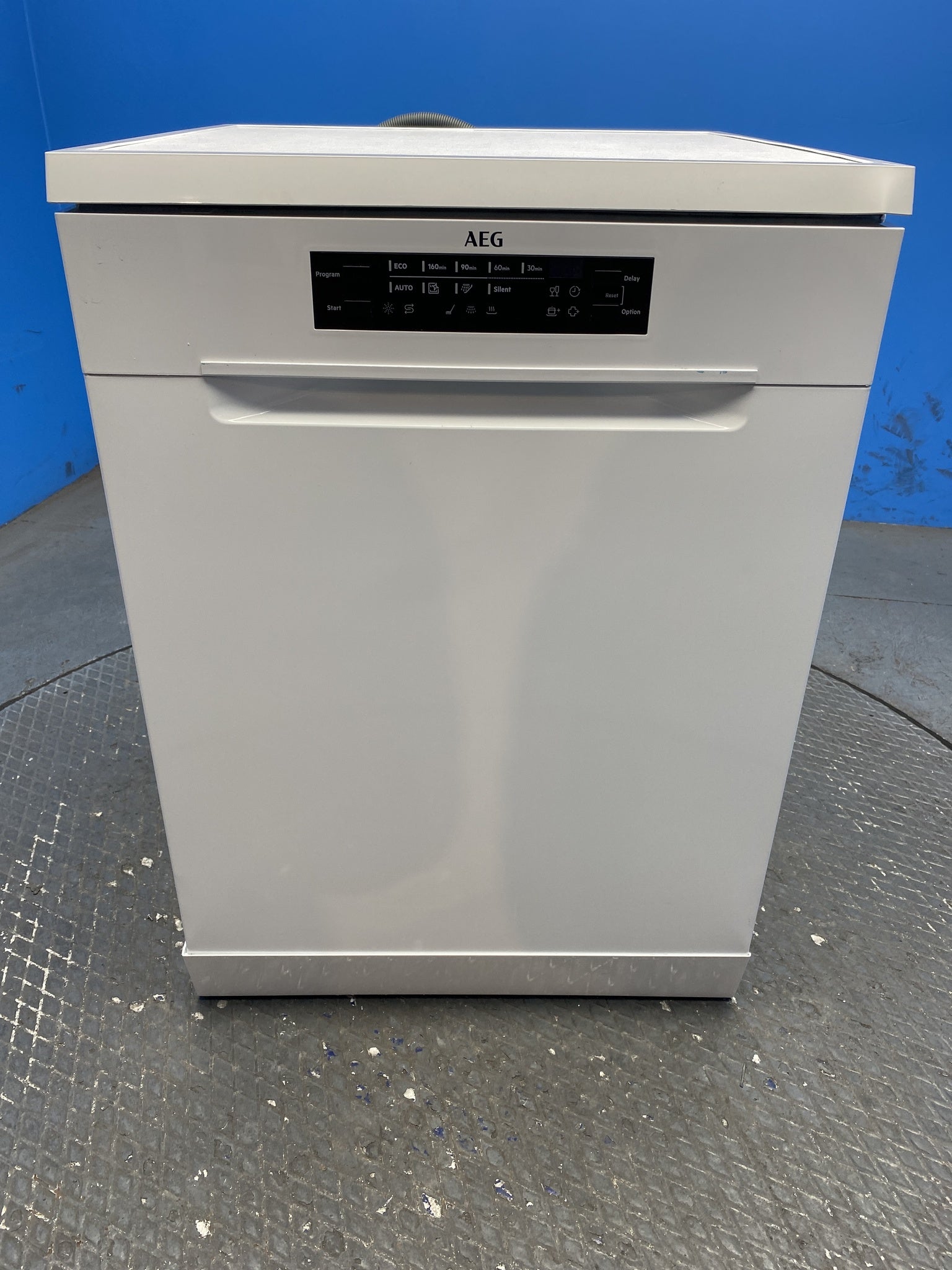 AEG FFB73727PW 60cm AirDry 15 Place GlassCare Dishwasher