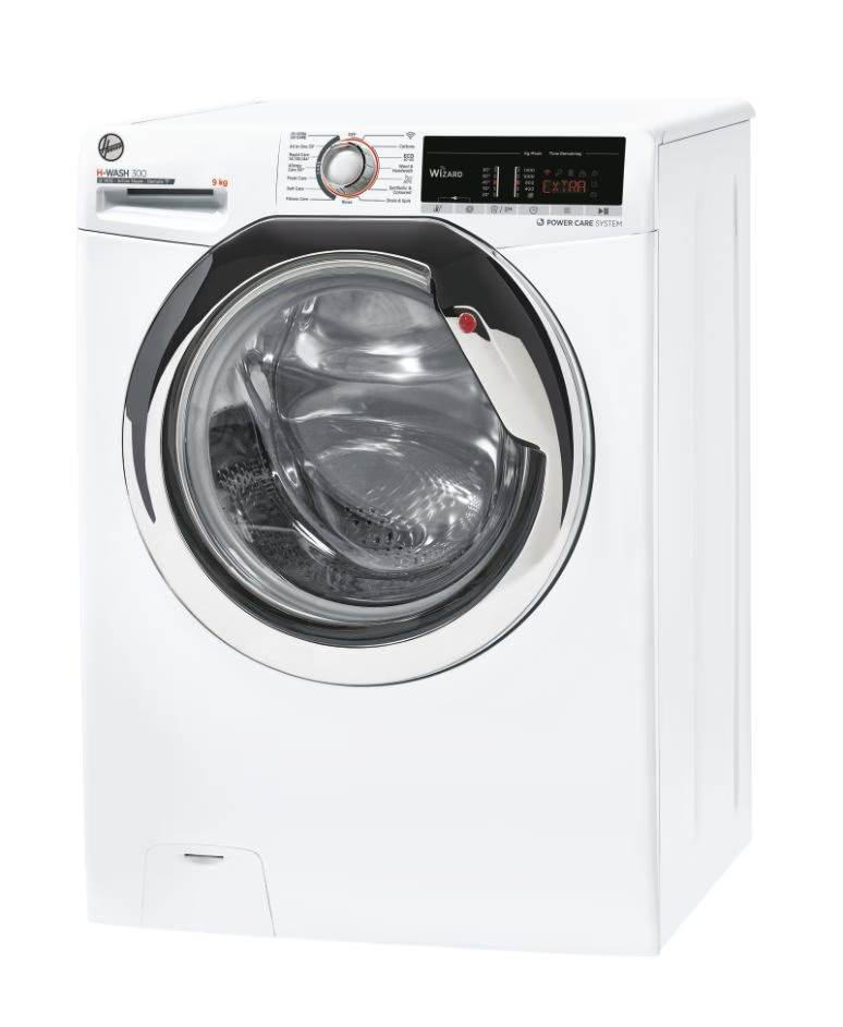 Hoover H-WASH 300 9kg 1400rpm Washing Machine – NFC Connectivity, Steam Cycles, White – Renew 2 U