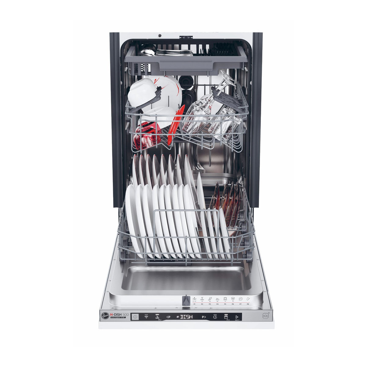 Hoover HI1C5SB1FS-80 Integrated Slimline Dishwasher Silver Control Panel – Renew 2 U