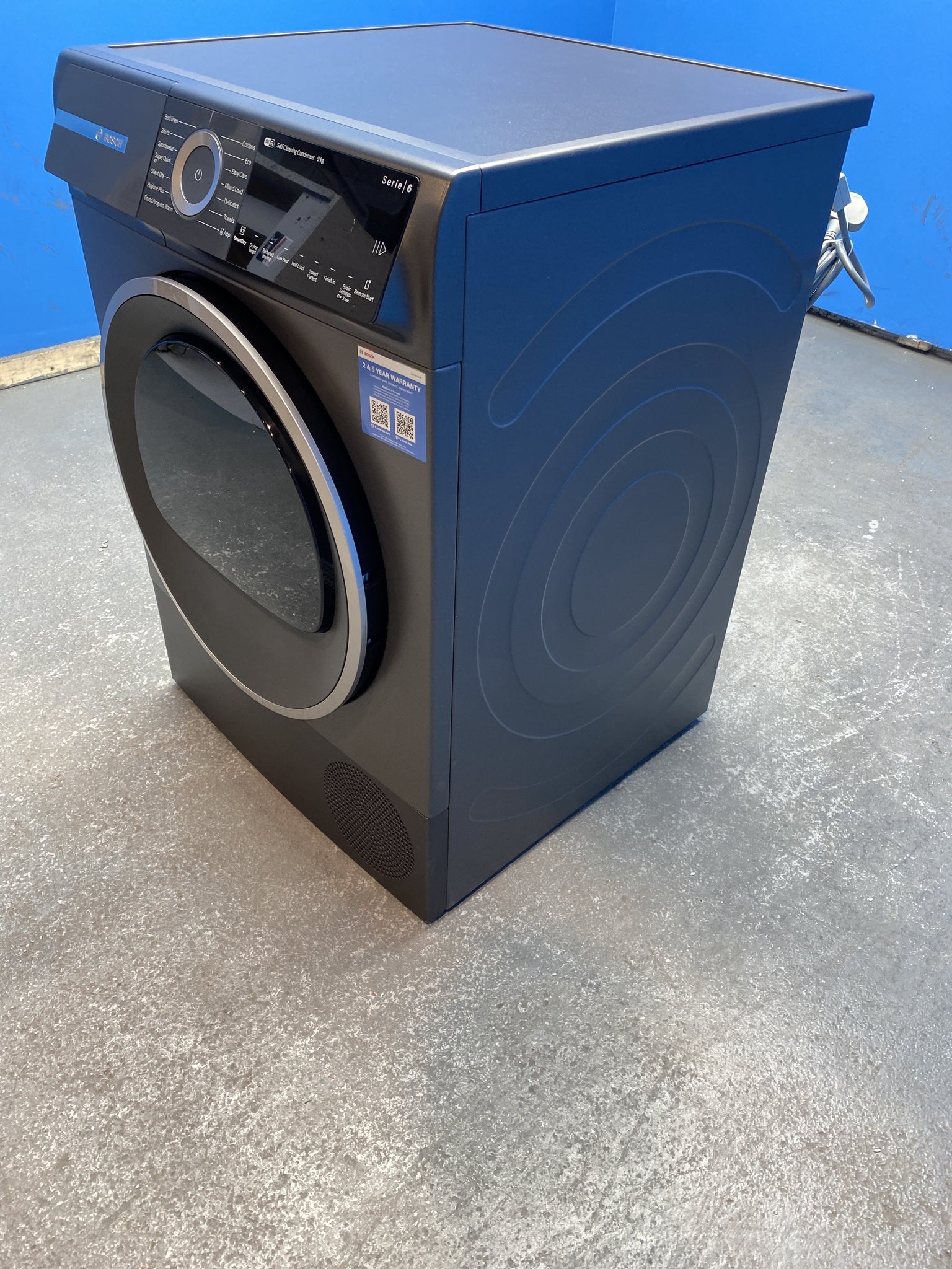 Bosch Serie 6 WQH246DRGB 9kg Heat Pump Tumble Dryer