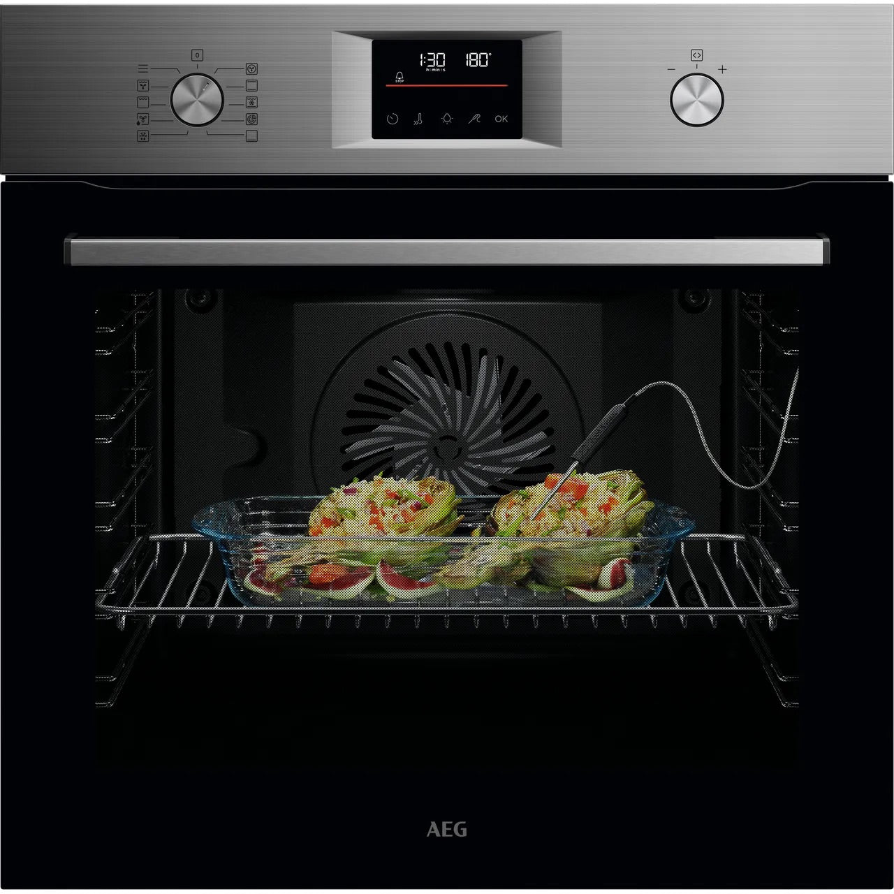 AEG 6000 SenseCook OS6AB50AM Built-In Single Oven – Renew 2 U