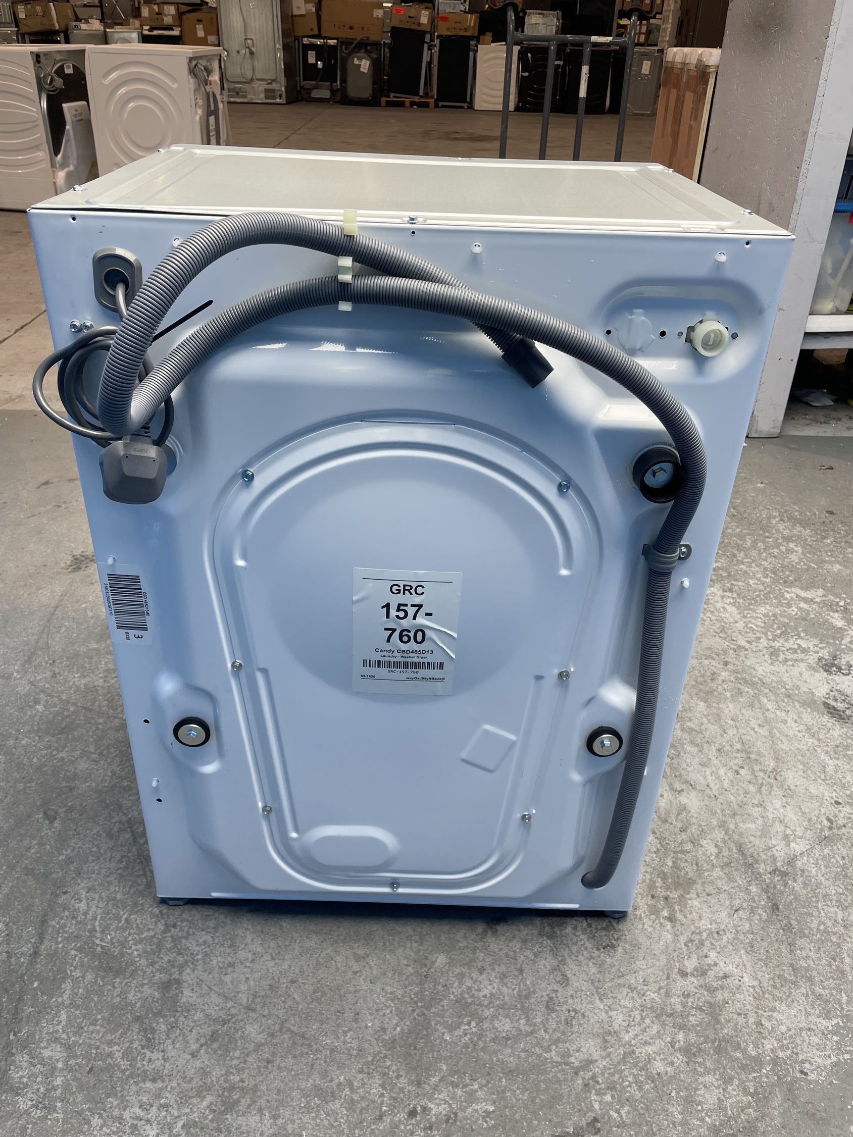 #GRC-157-760 - Candy CBD 485D13/1-80 Integrated 8/5kg 1400rpm Washer Dryer